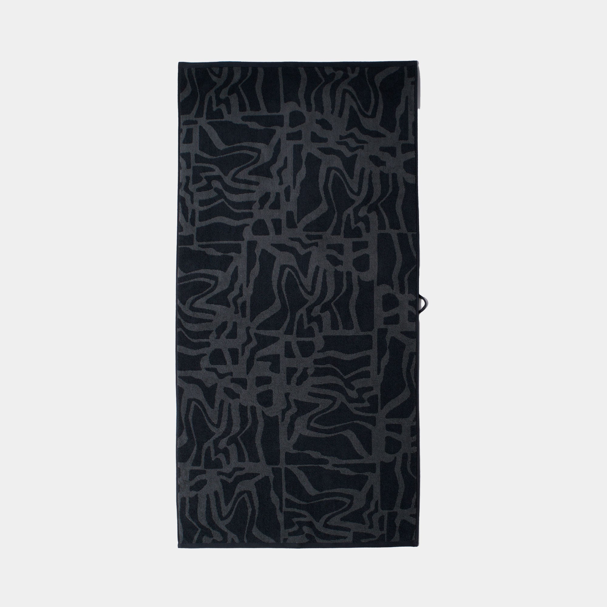 By Parra Broken FTP Bath Towel Set Of 2 - Black
