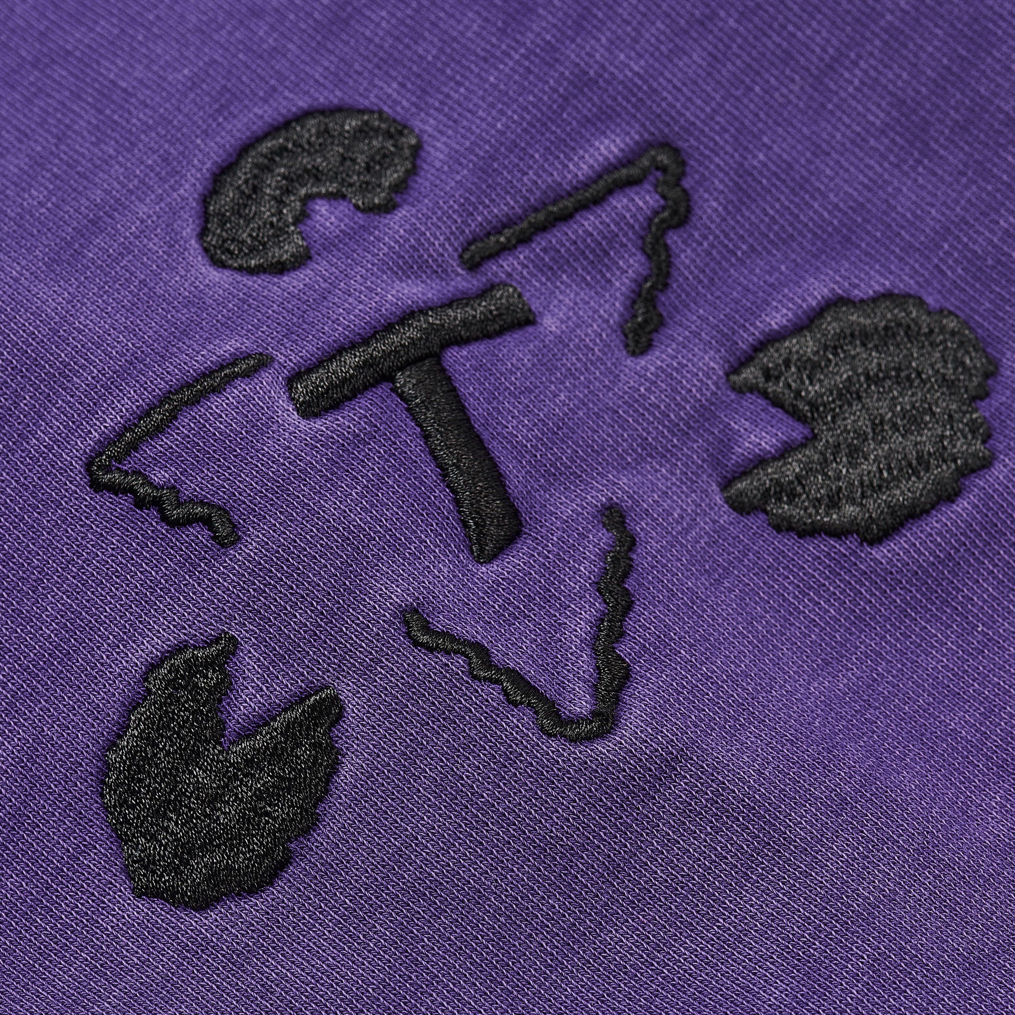 The Trilogy Tapes TTT Pulse Funnel Neck Crew - Purple