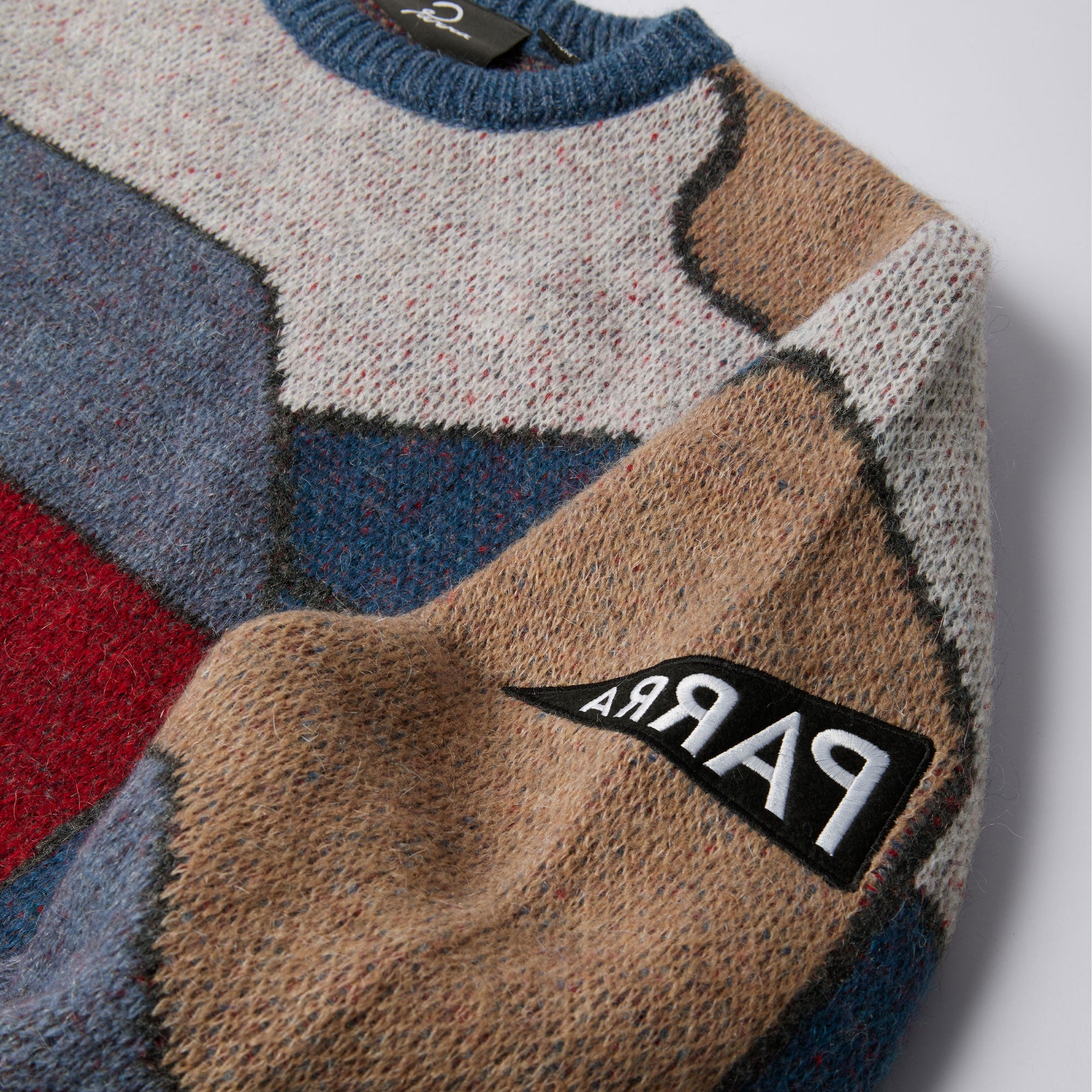 By Parra Your Street Knitted Pullover - Blue