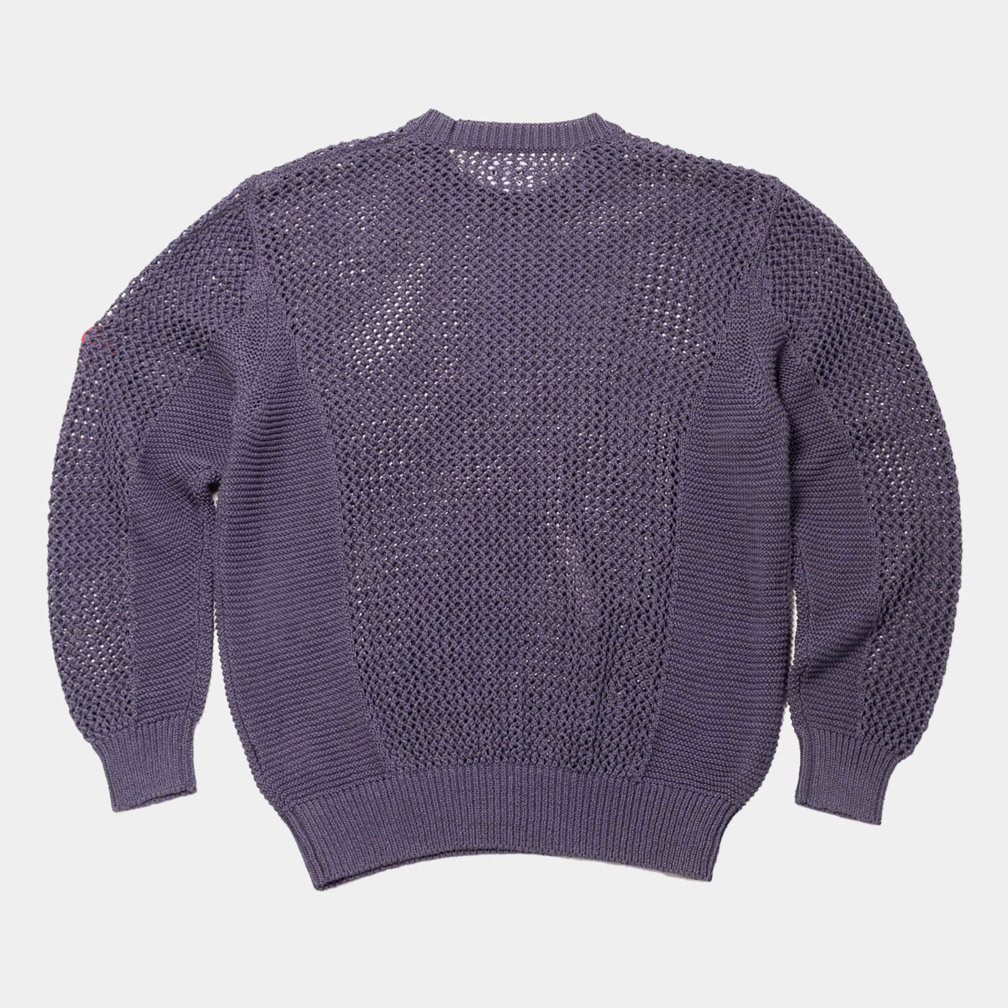 Cav Empt Side Rib Loose Net Knit - Blue