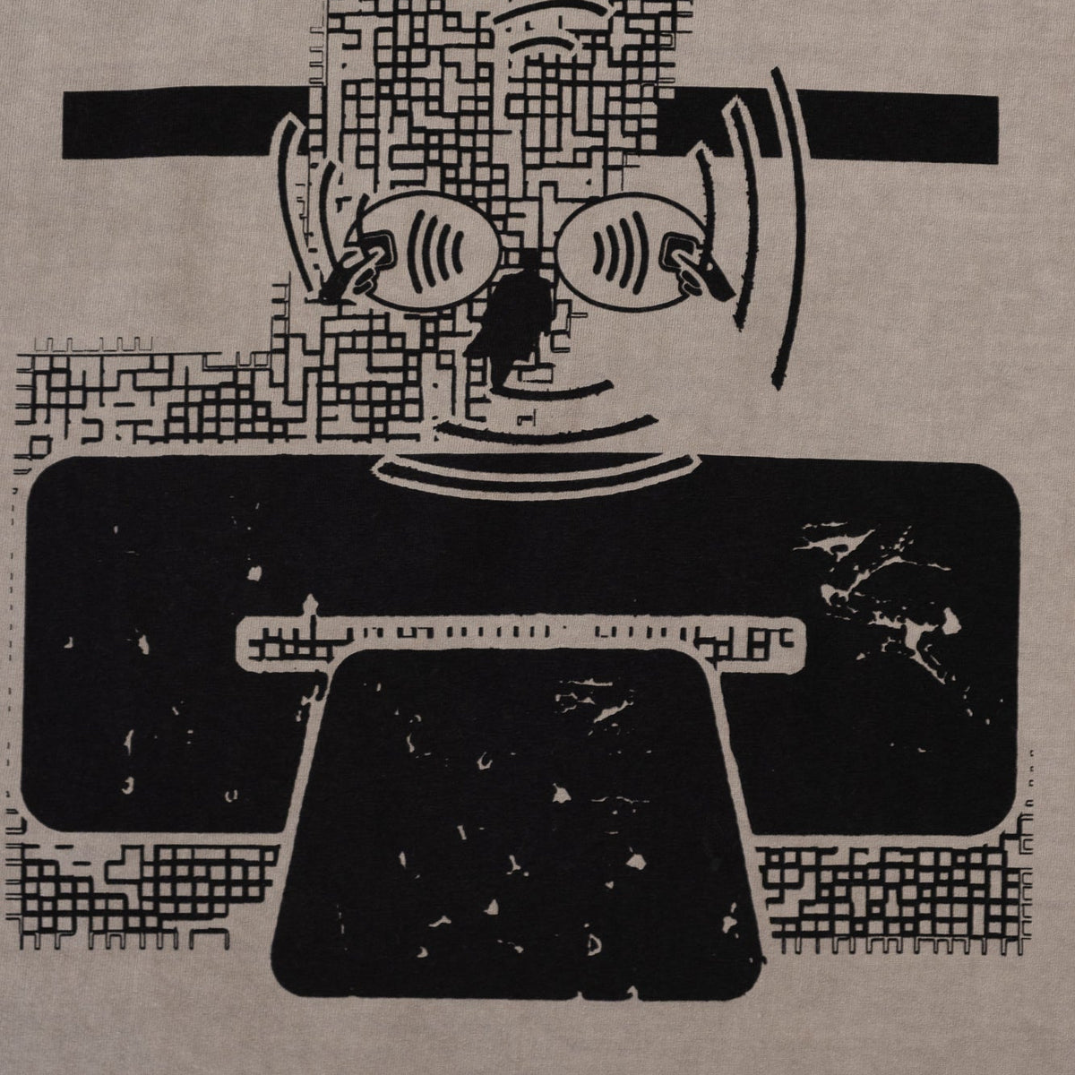 Cav Empt MD Scramble T-Shirt - Beige
