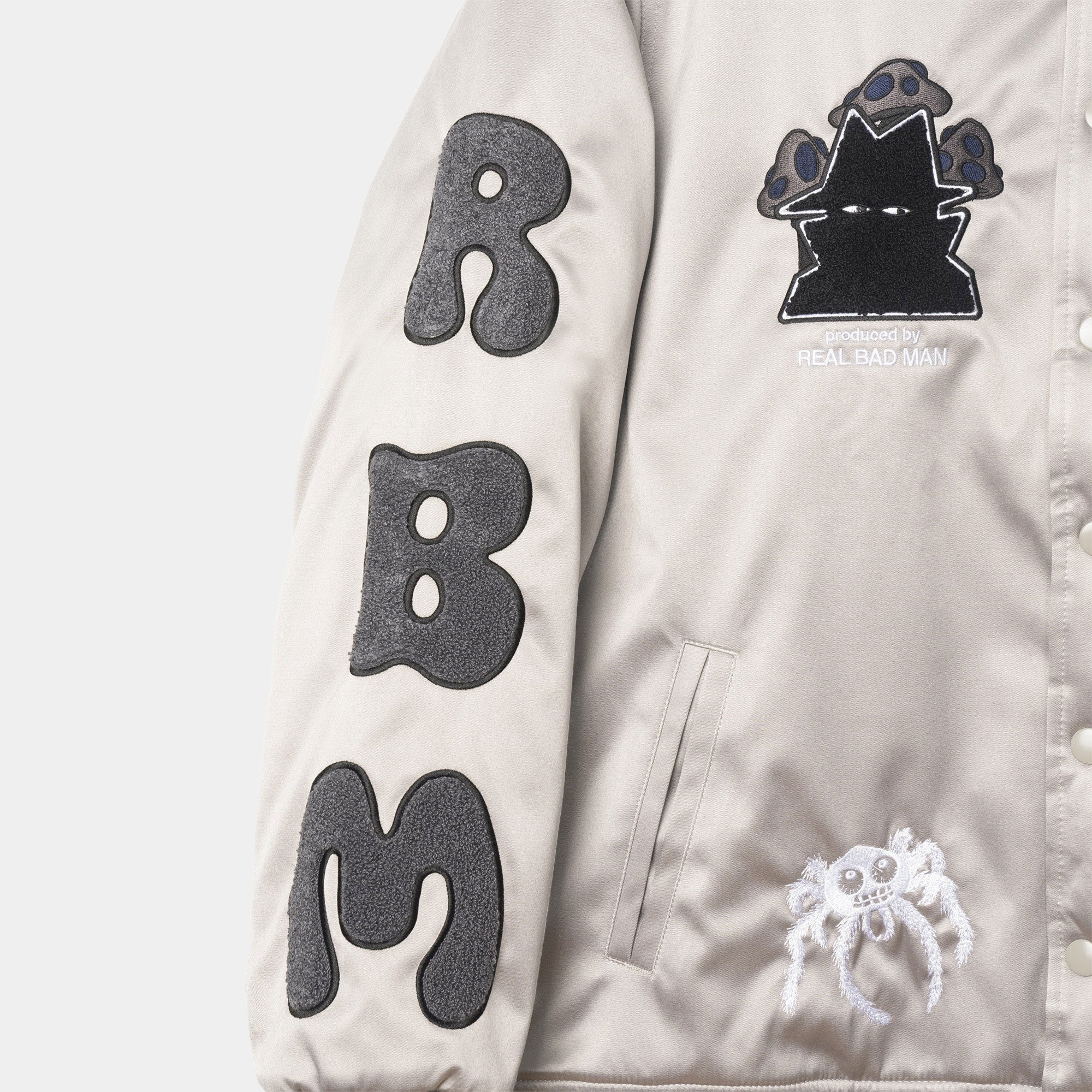 Real Bad Man Team Jacket - Grey