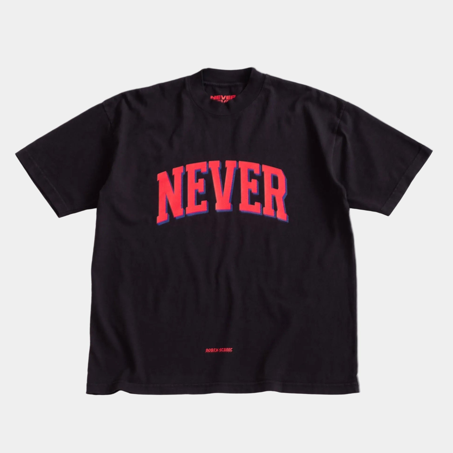 Never Never x High Society Tee - NEVER FRONT
