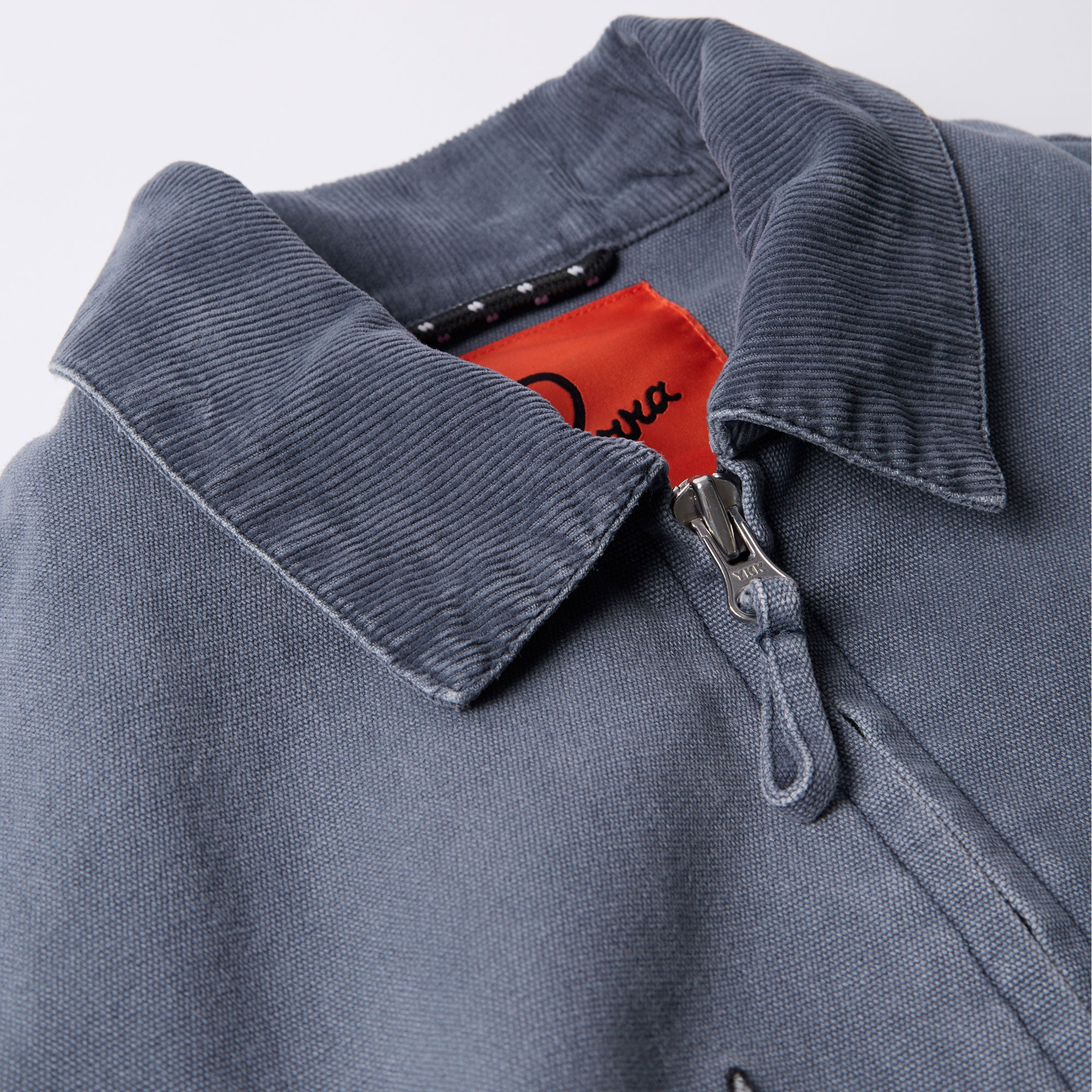 By Parra  Twilled Bird Wheel Jacket - Washed Blue