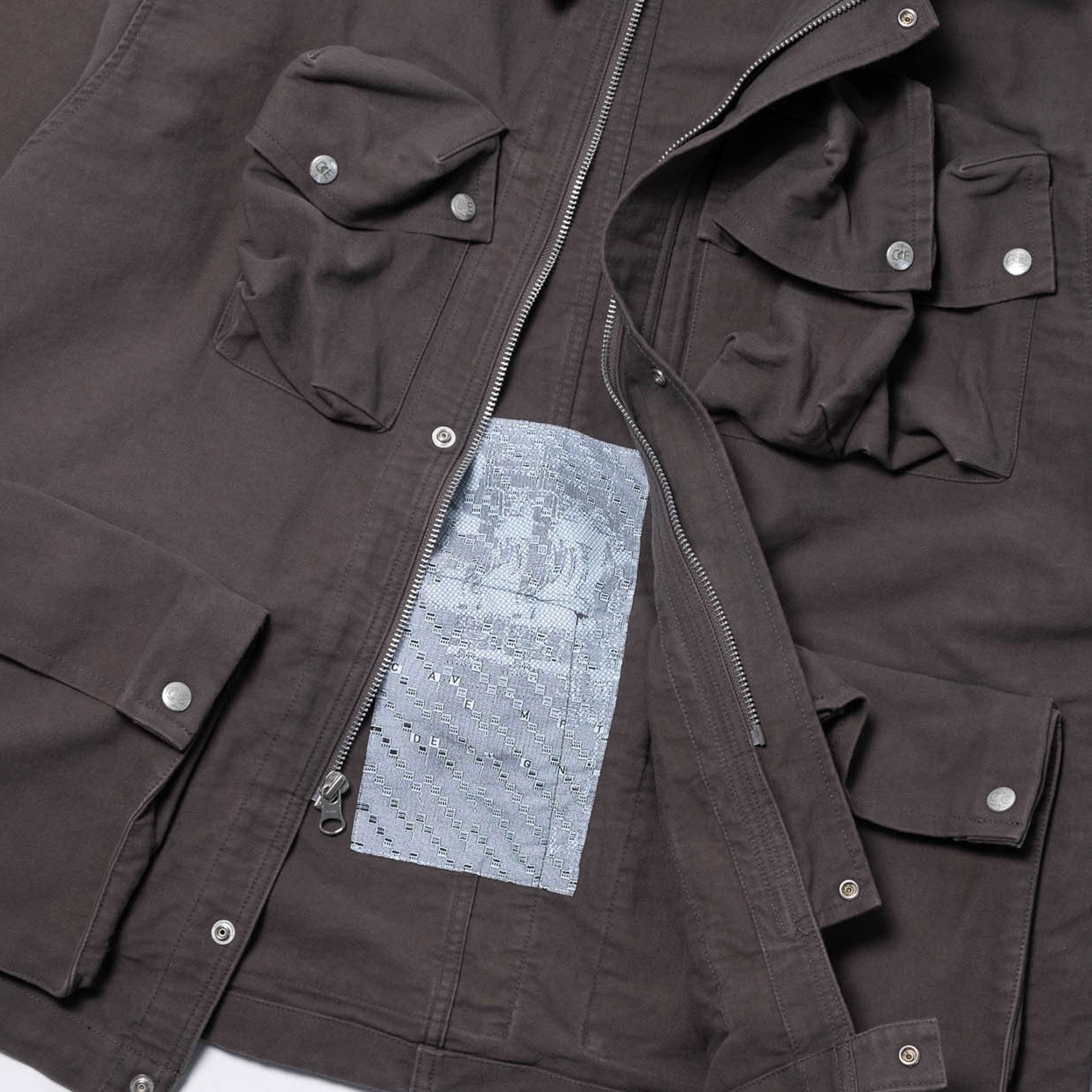 Cav Empt Utility Zip BDU Jacket - Grey