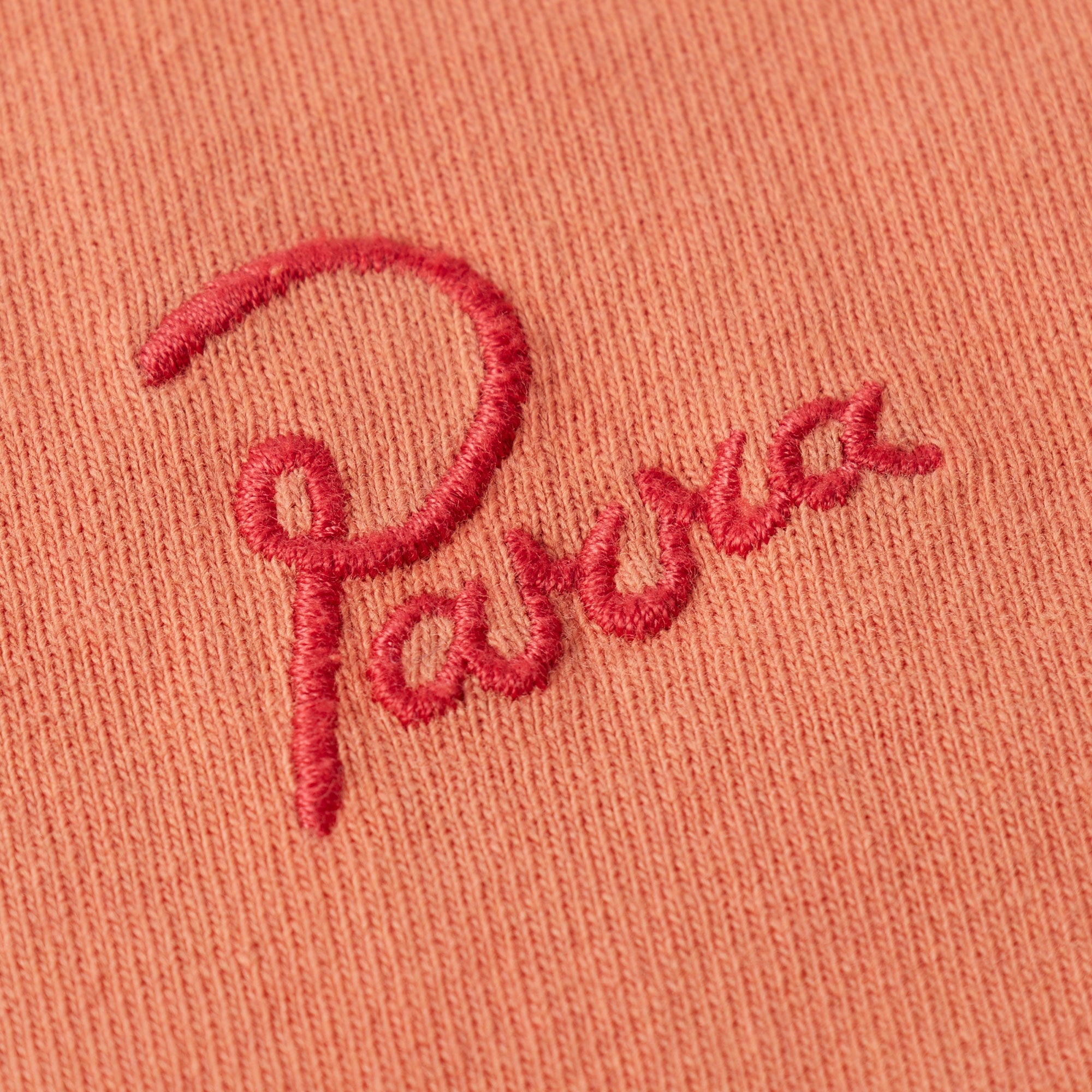 By Parra Script logo T-Shirt - Washed Tangerine