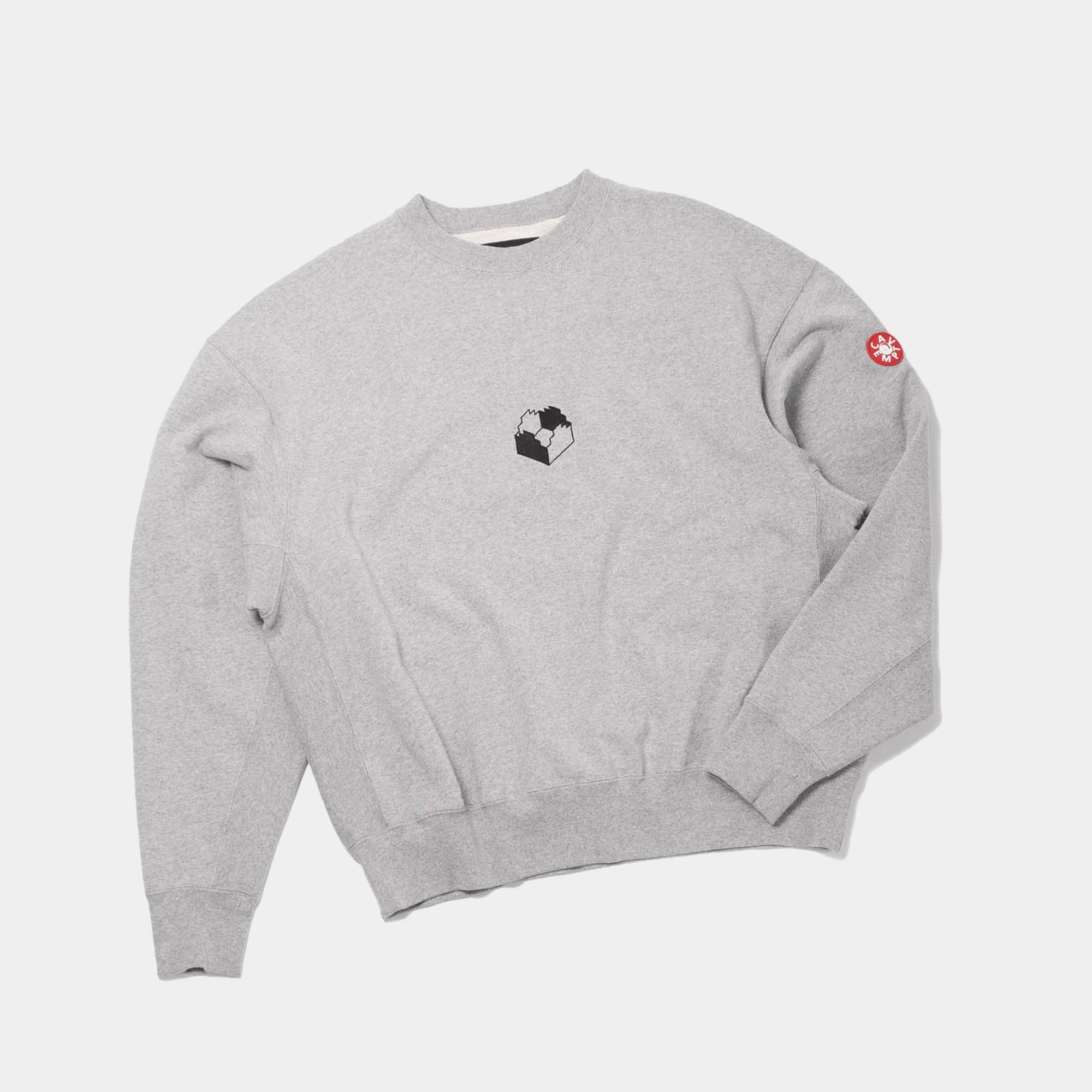 Cav Empt Zig Model Crew Neck - Grey