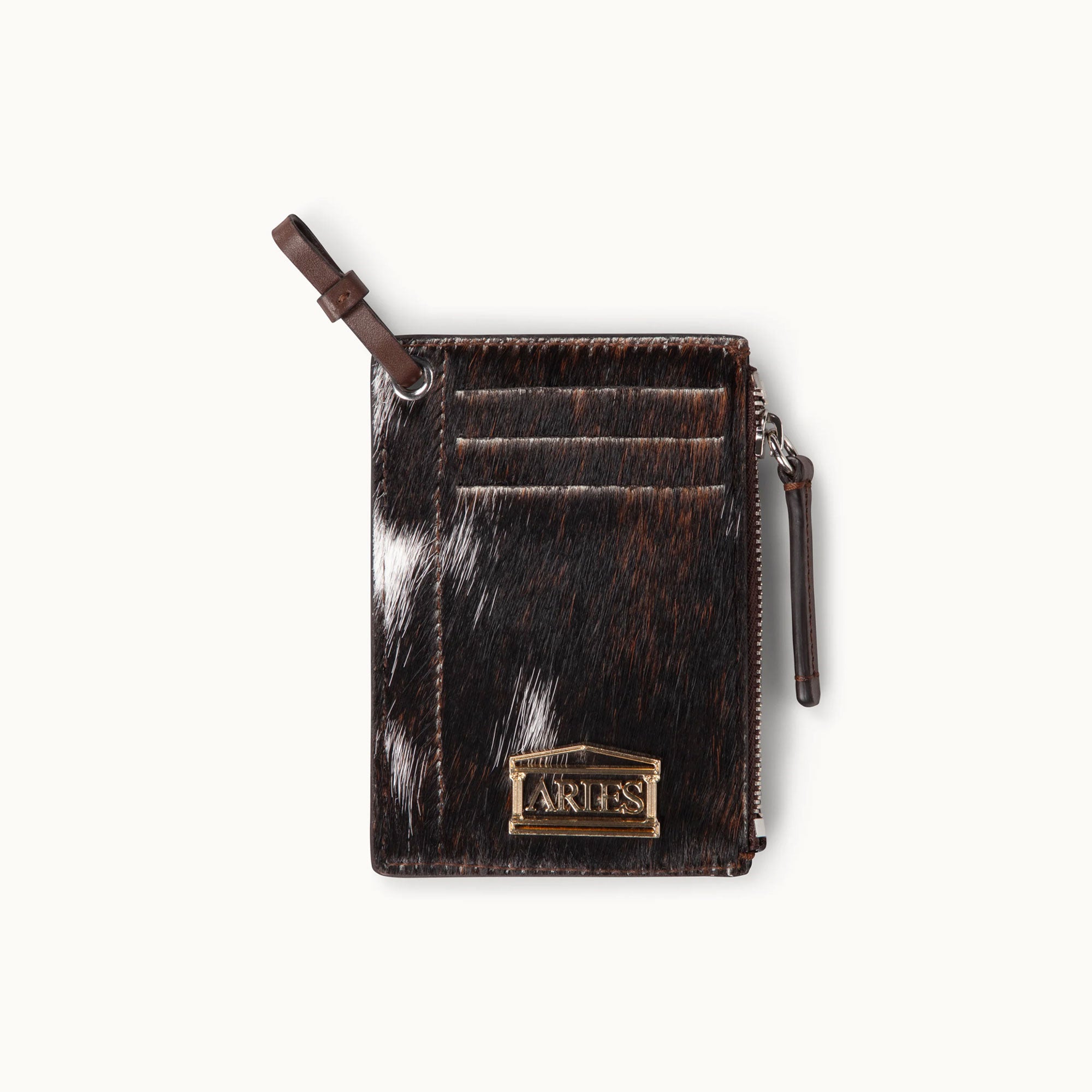 Aries Ponyskin Card Holder- Multi