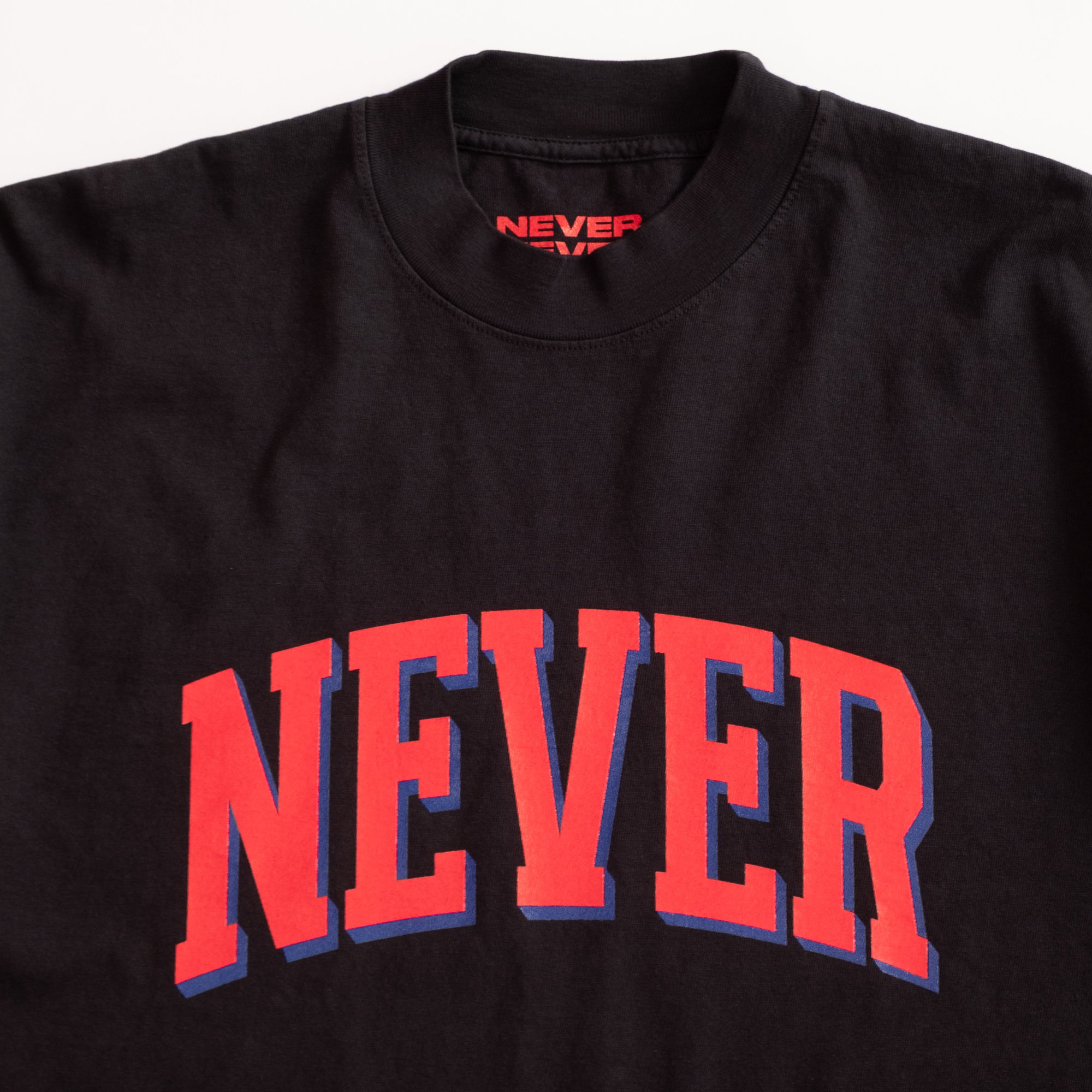 Never Never x High Society Tee - NEVER FRONT