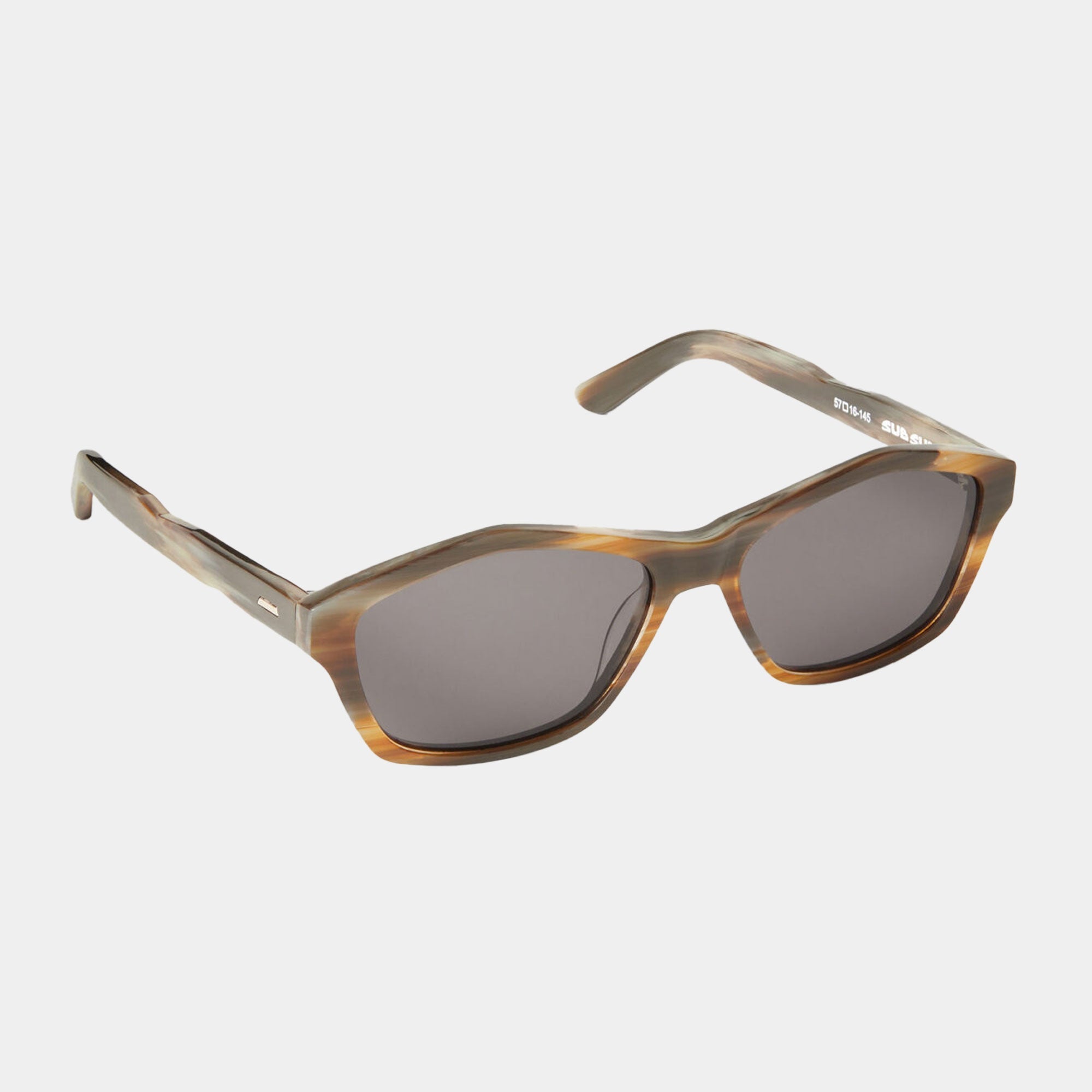 Sub Sun SUB009 Sunglasses - Horn/Grey