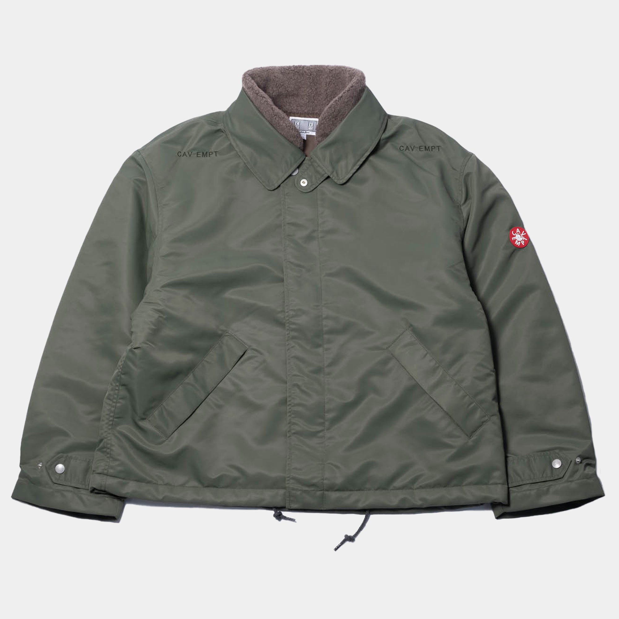 Cav Empt Boa Inner Zip Jacket - Green