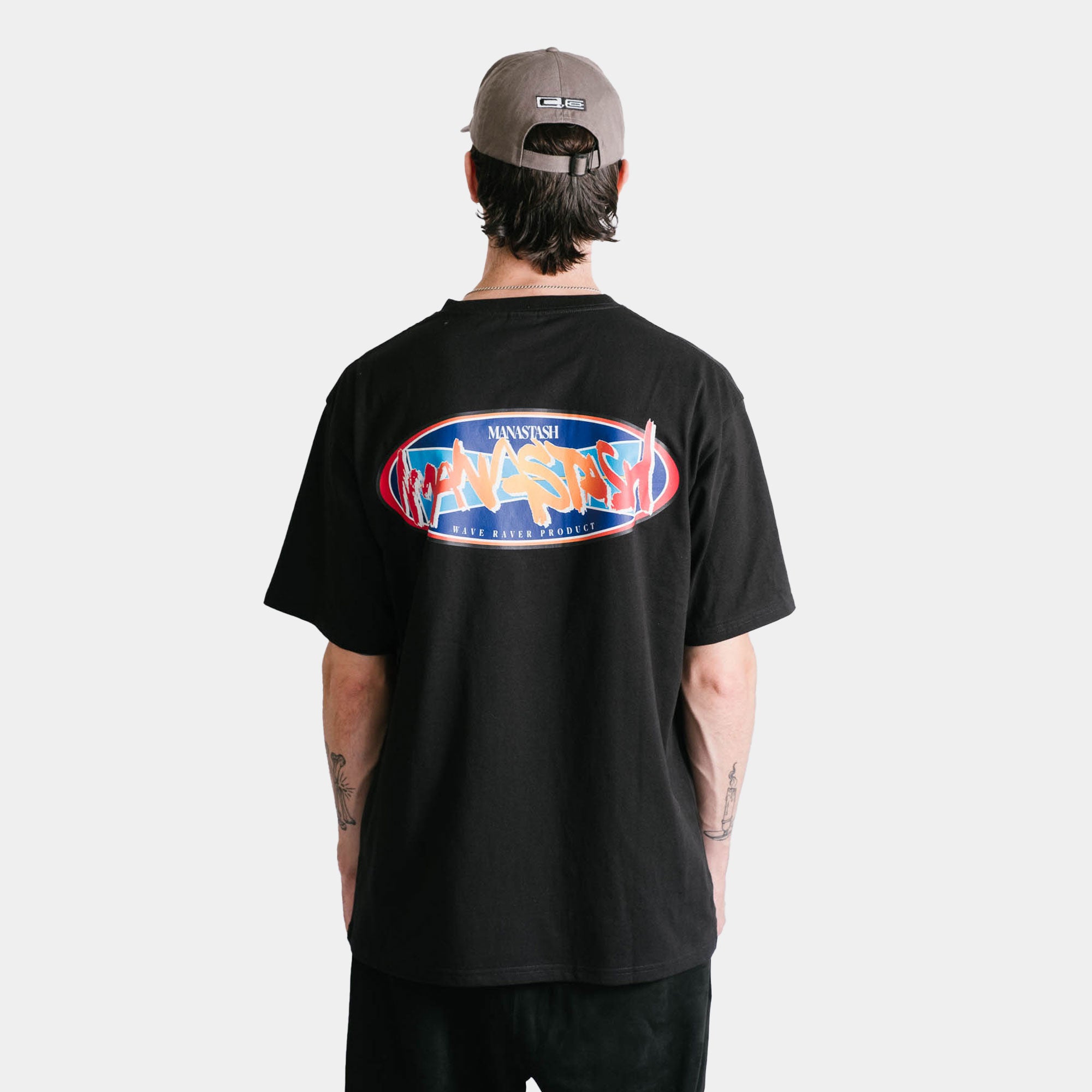 Manastash CiTee Paint Logo Tee - Black