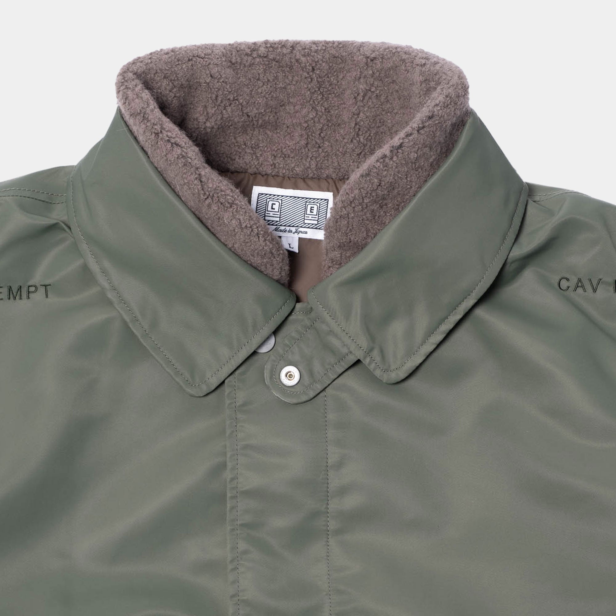 Cav Empt Boa Inner Zip Jacket - Green