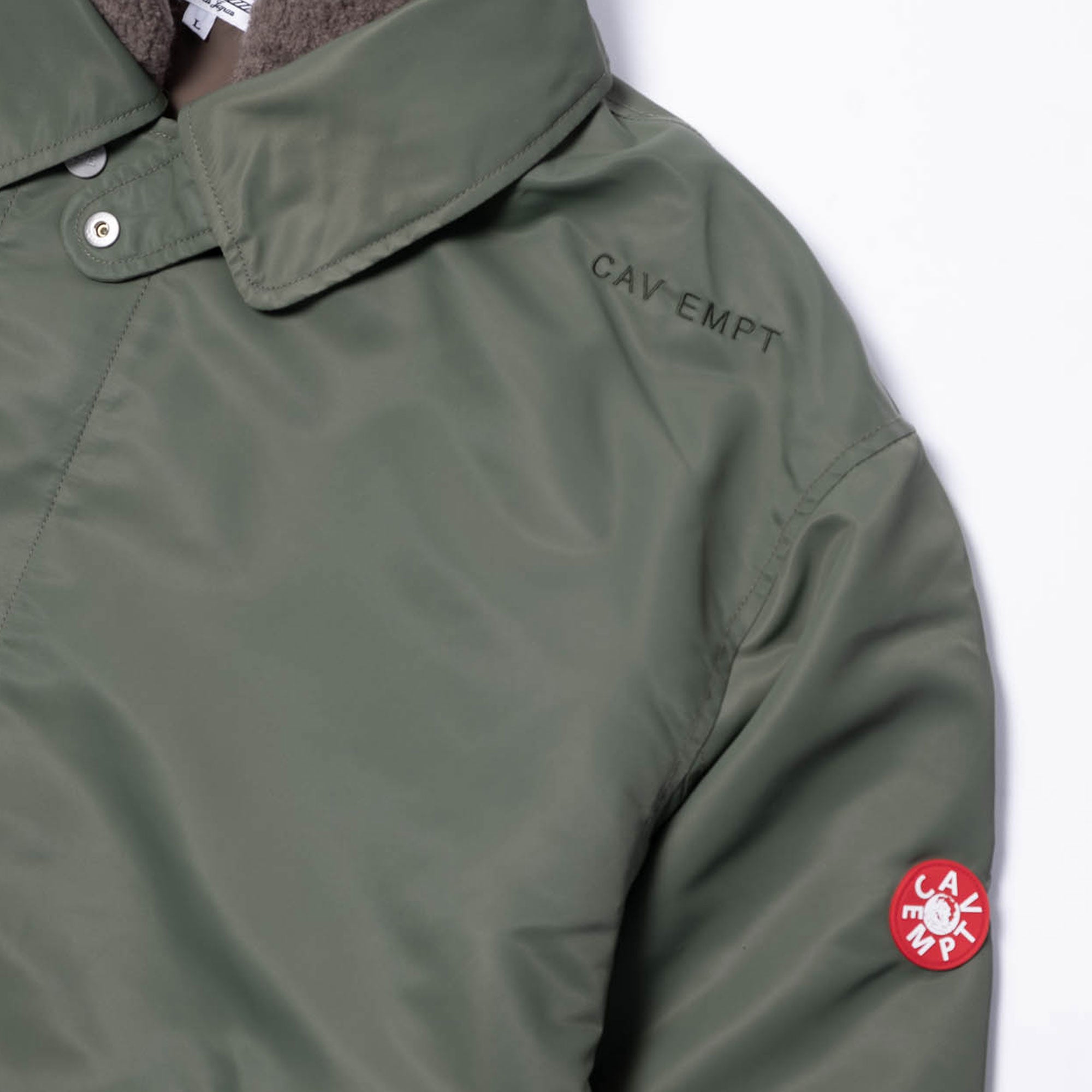 Cav Empt Boa Inner Zip Jacket - Green