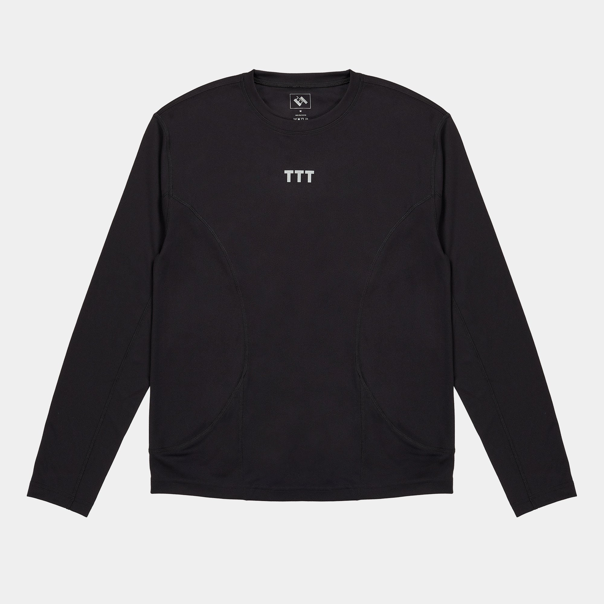 The Trilogy Tapes TTT 3M Winter Running LS T-Shirt - Black