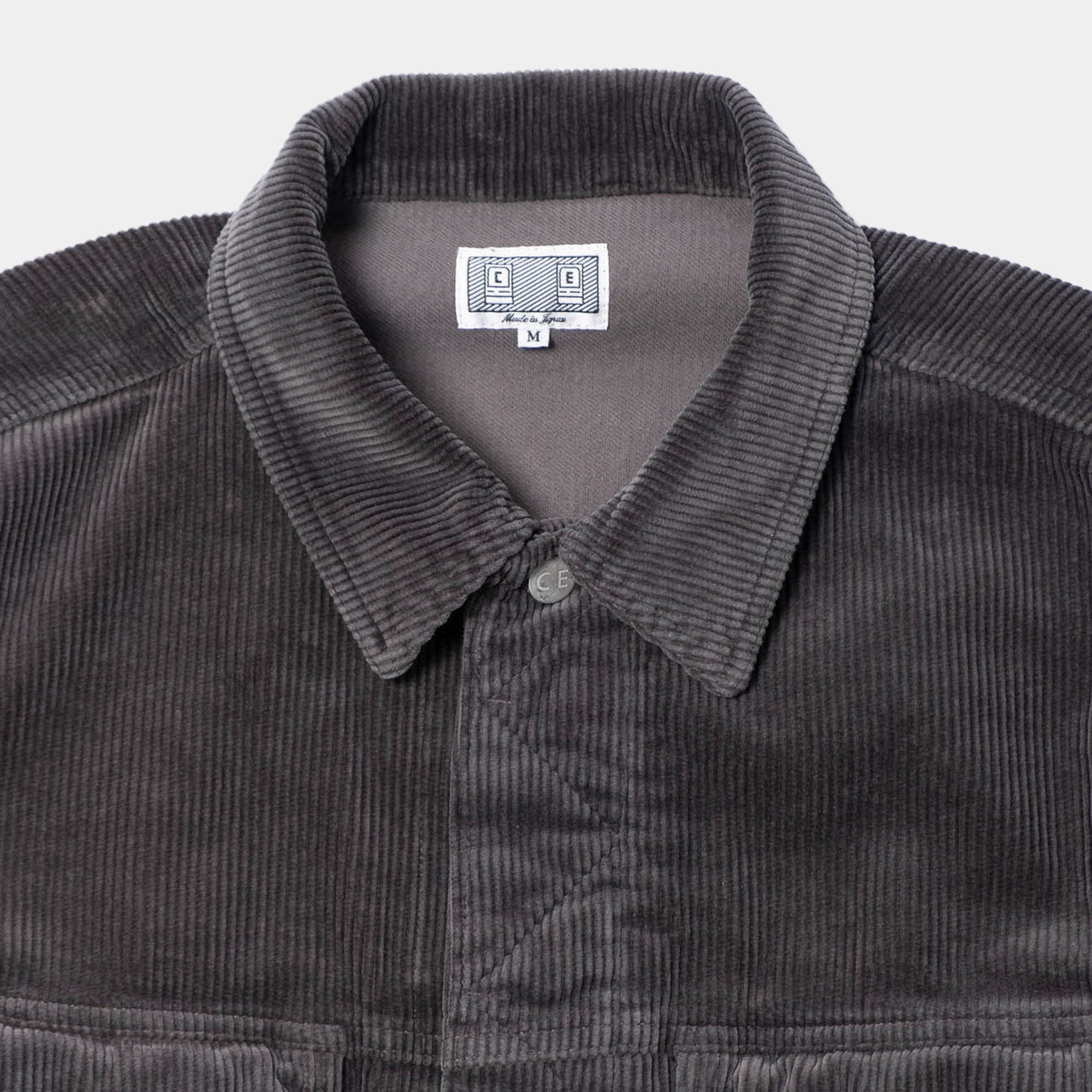 Cav Empt 8W Cord Trucker Jacket - Grey