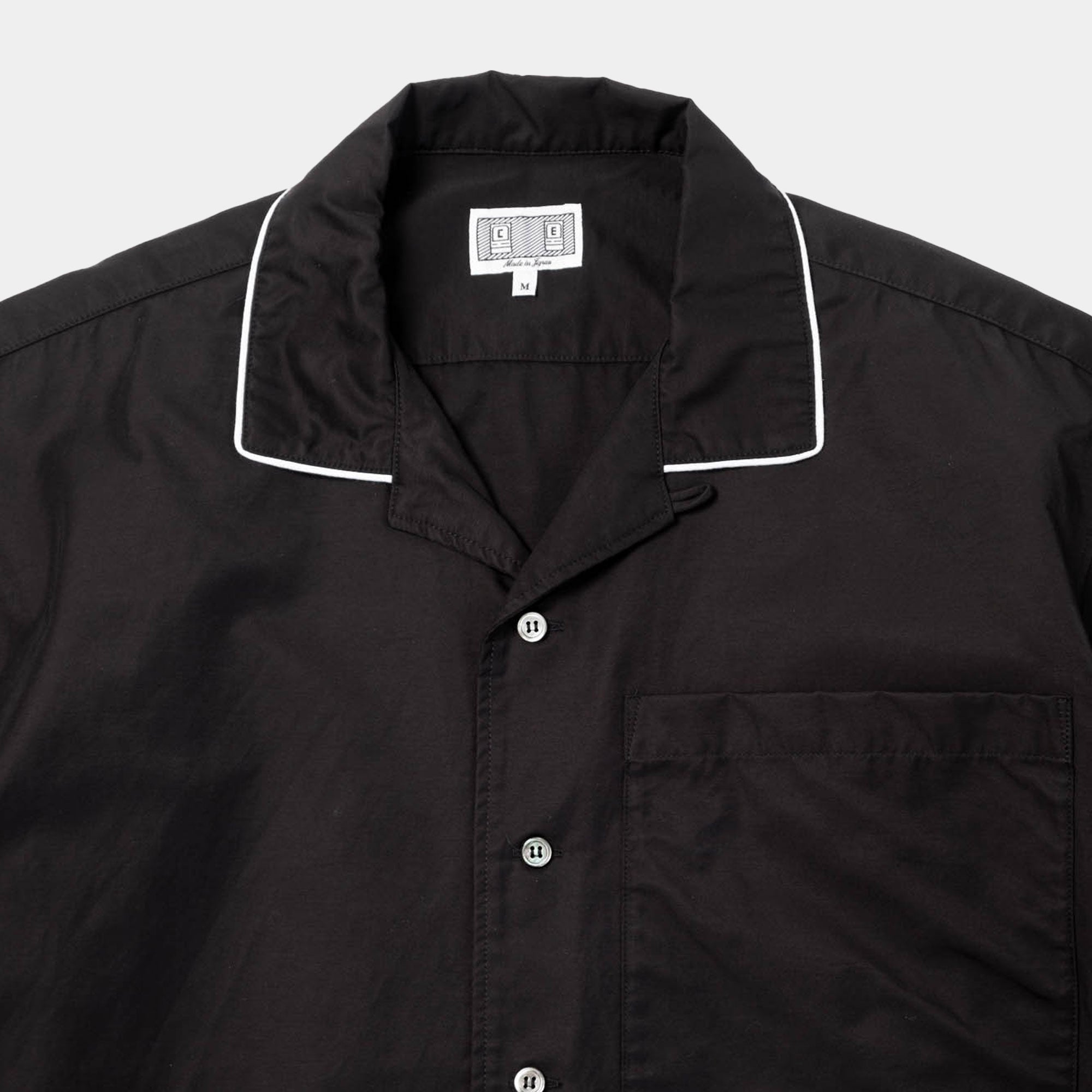 Cav Empt Piping LPOC Short Sleeve Shirt - Black