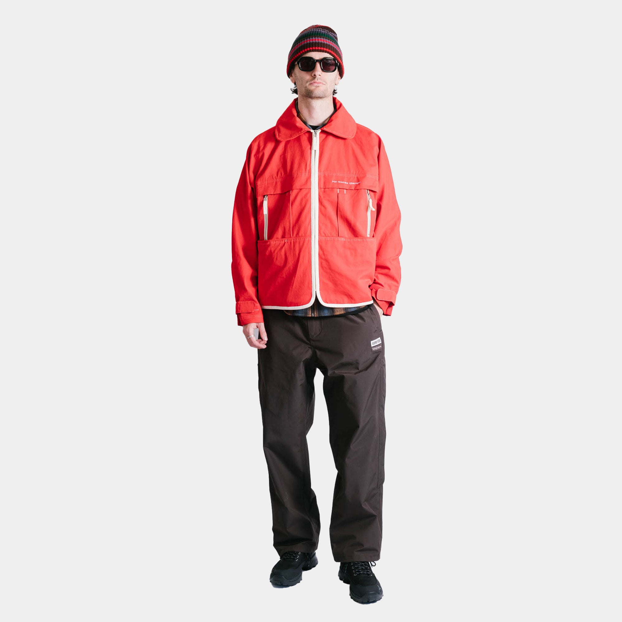 Pop Trading Company New City Jacket - Goji Berry