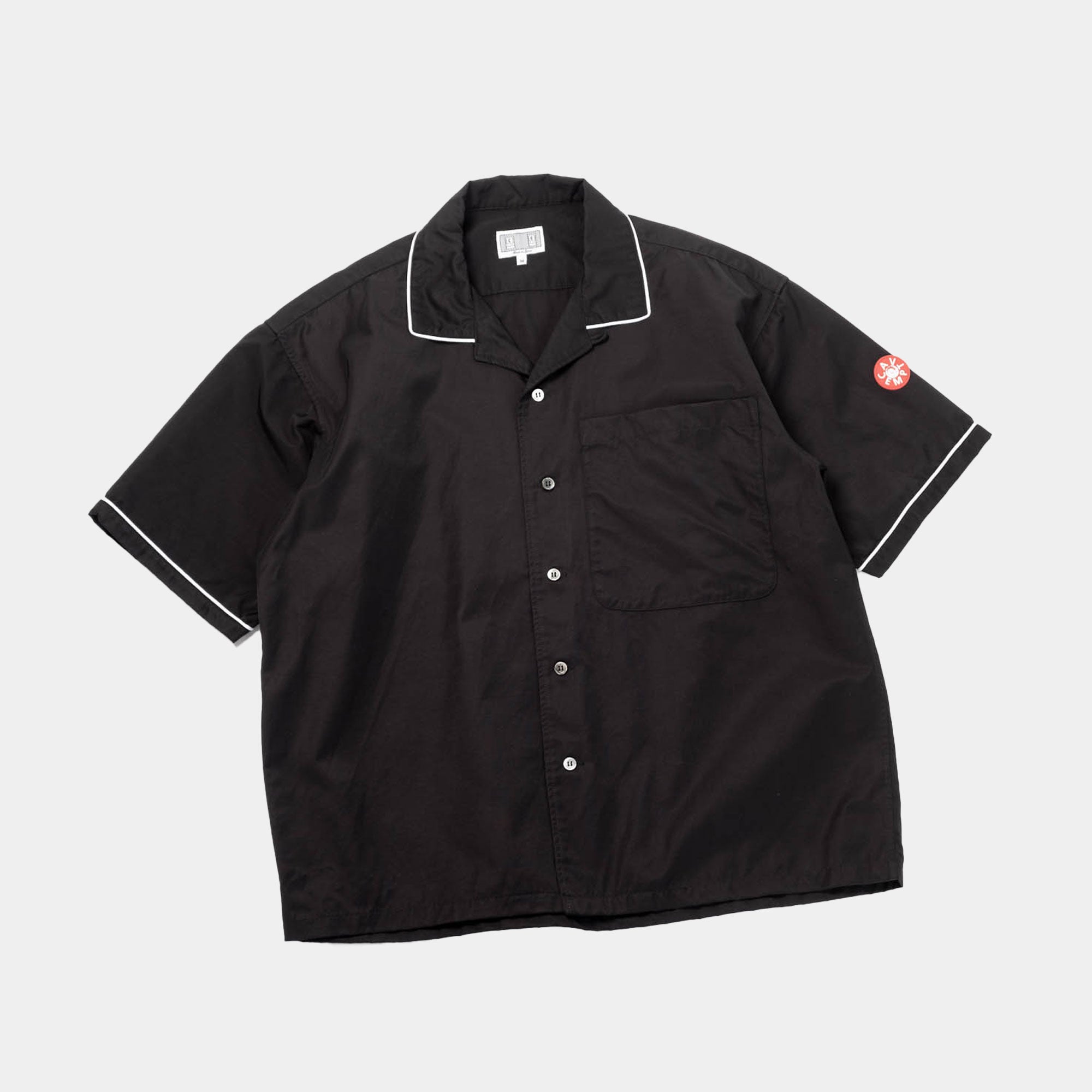 Cav Empt Piping LPOC Short Sleeve Shirt - Black