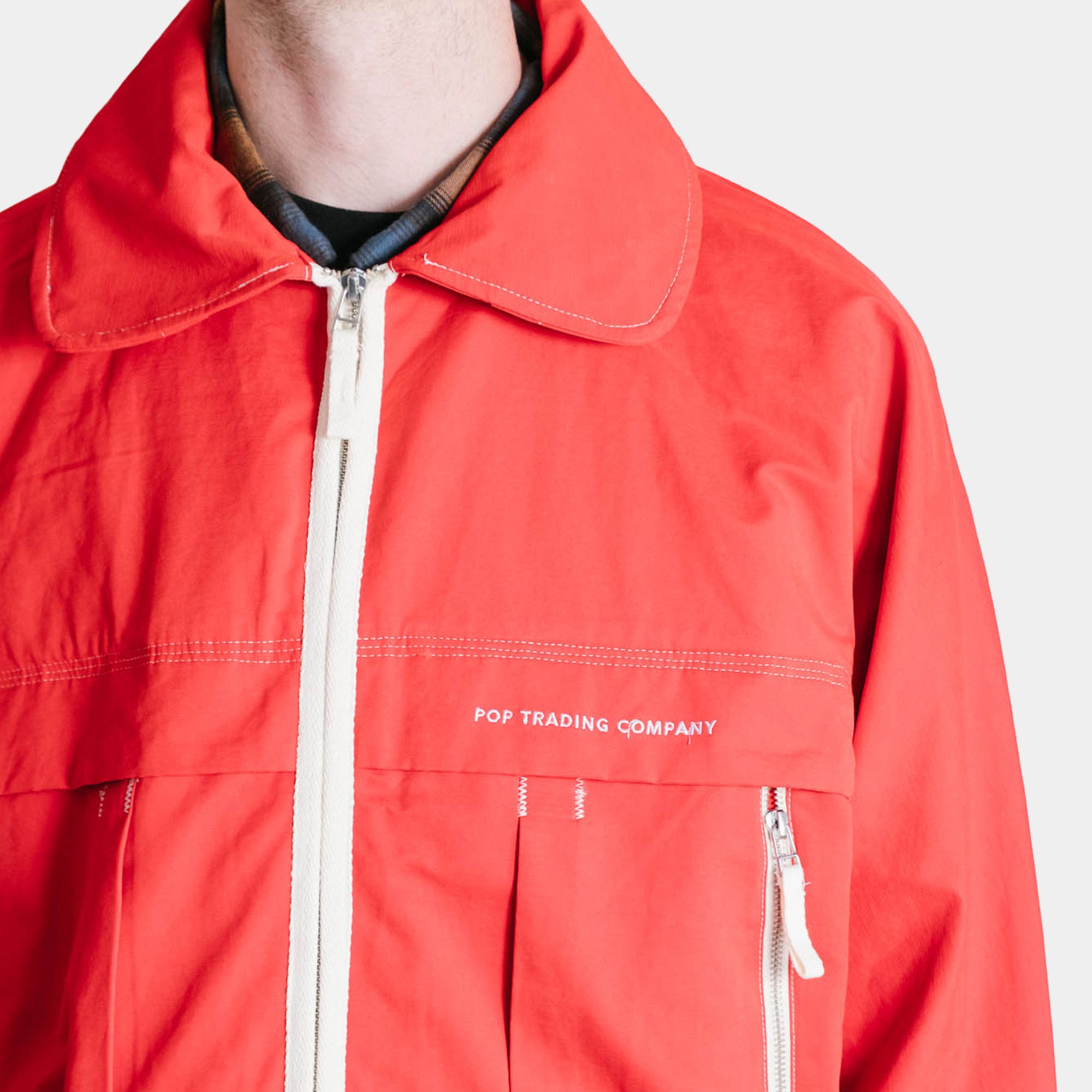 Pop Trading Company New City Jacket - Goji Berry