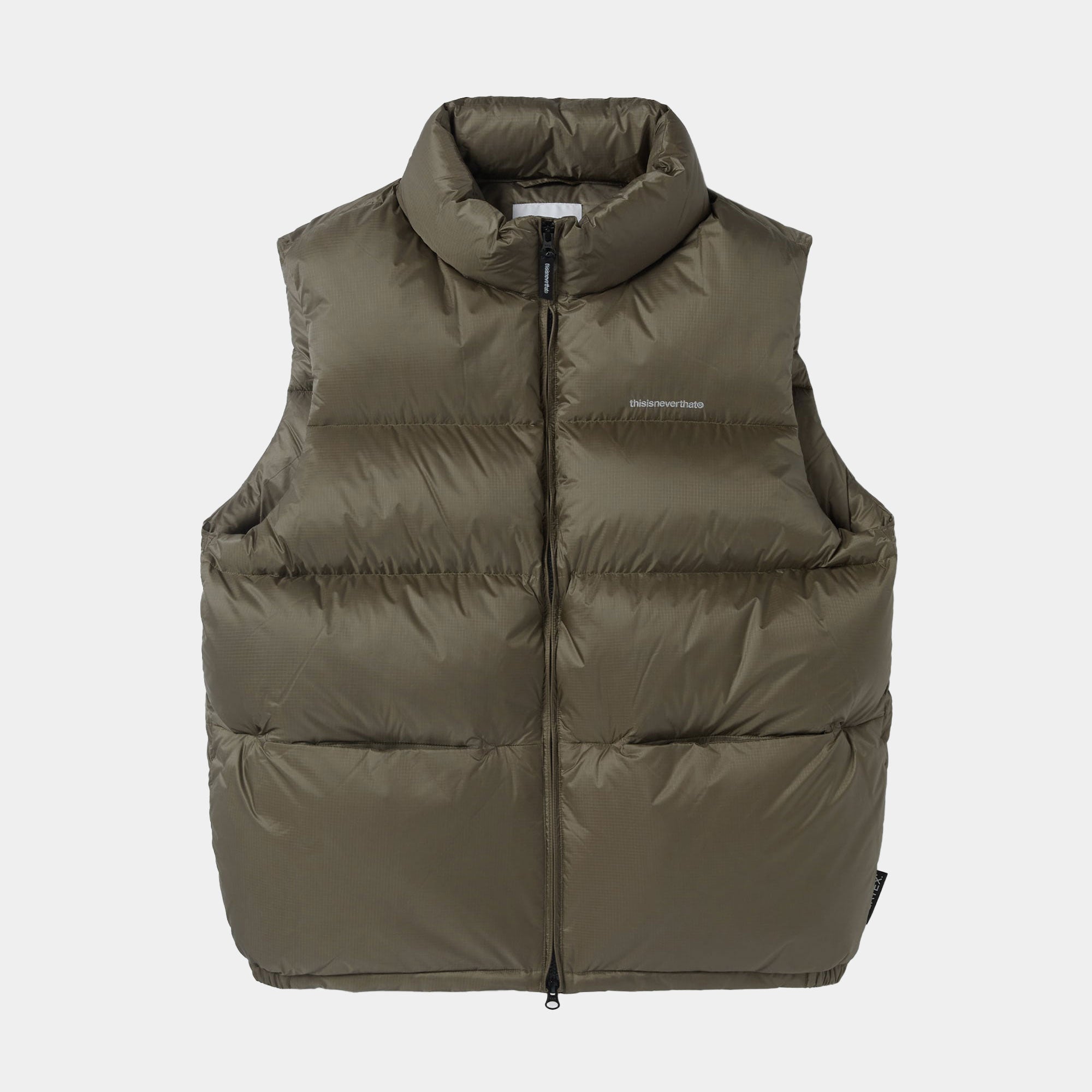 thisisneverthat PERTEX T Down Vest - Olive