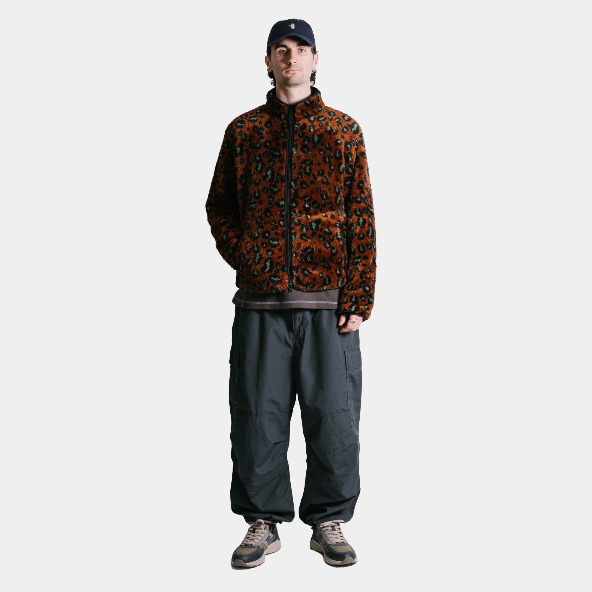 Carhartt WIP Jebson Sweat Jacket - Tamarind/Black Camo Leo