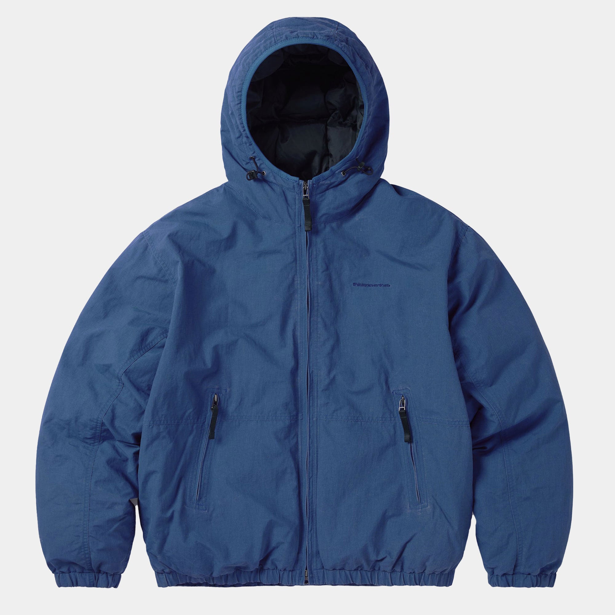 thisisneverthat Washed Down Puffer Jacket - Blue