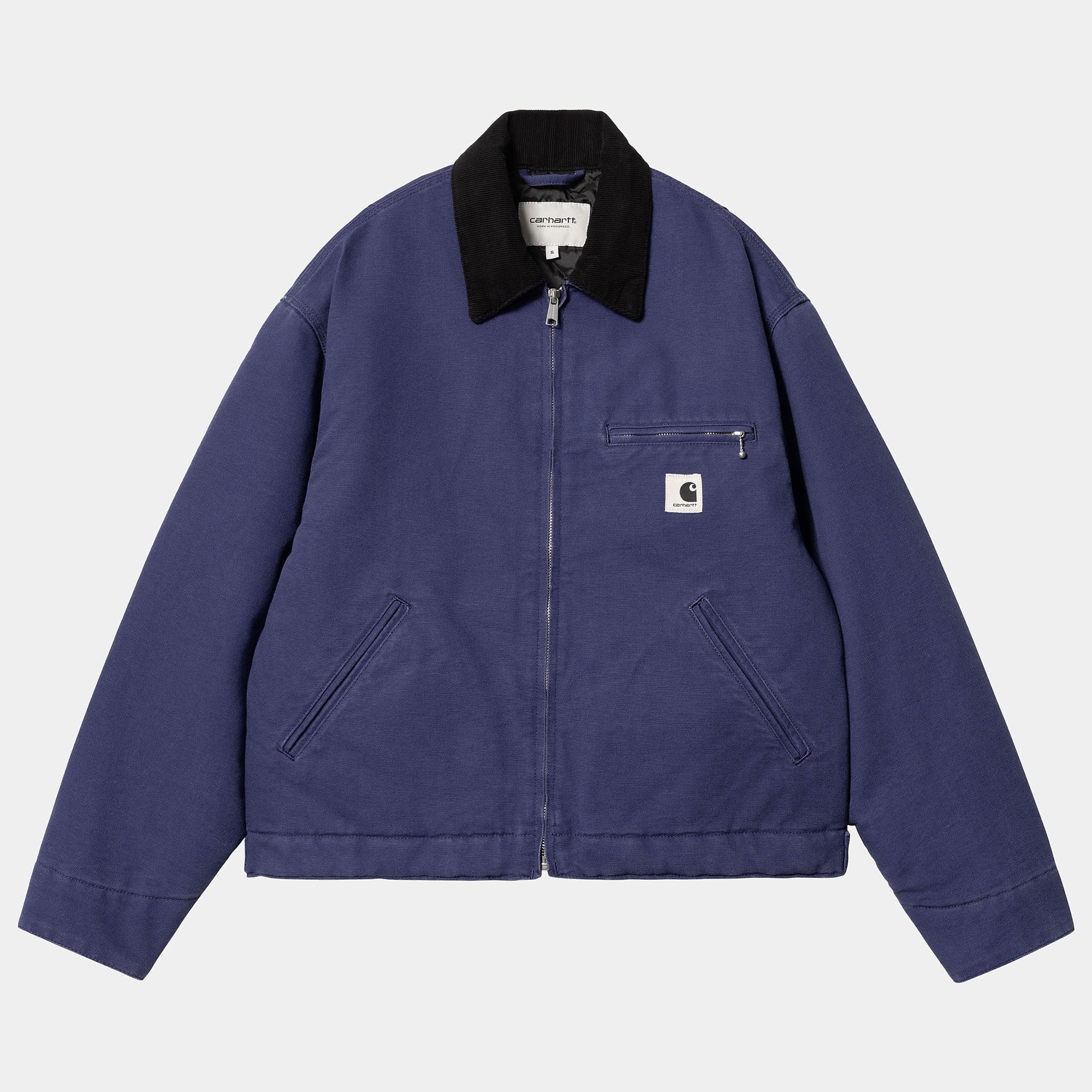 Carhartt WIP Women's OG Detroit Jacket - Aura/Black Rinsed