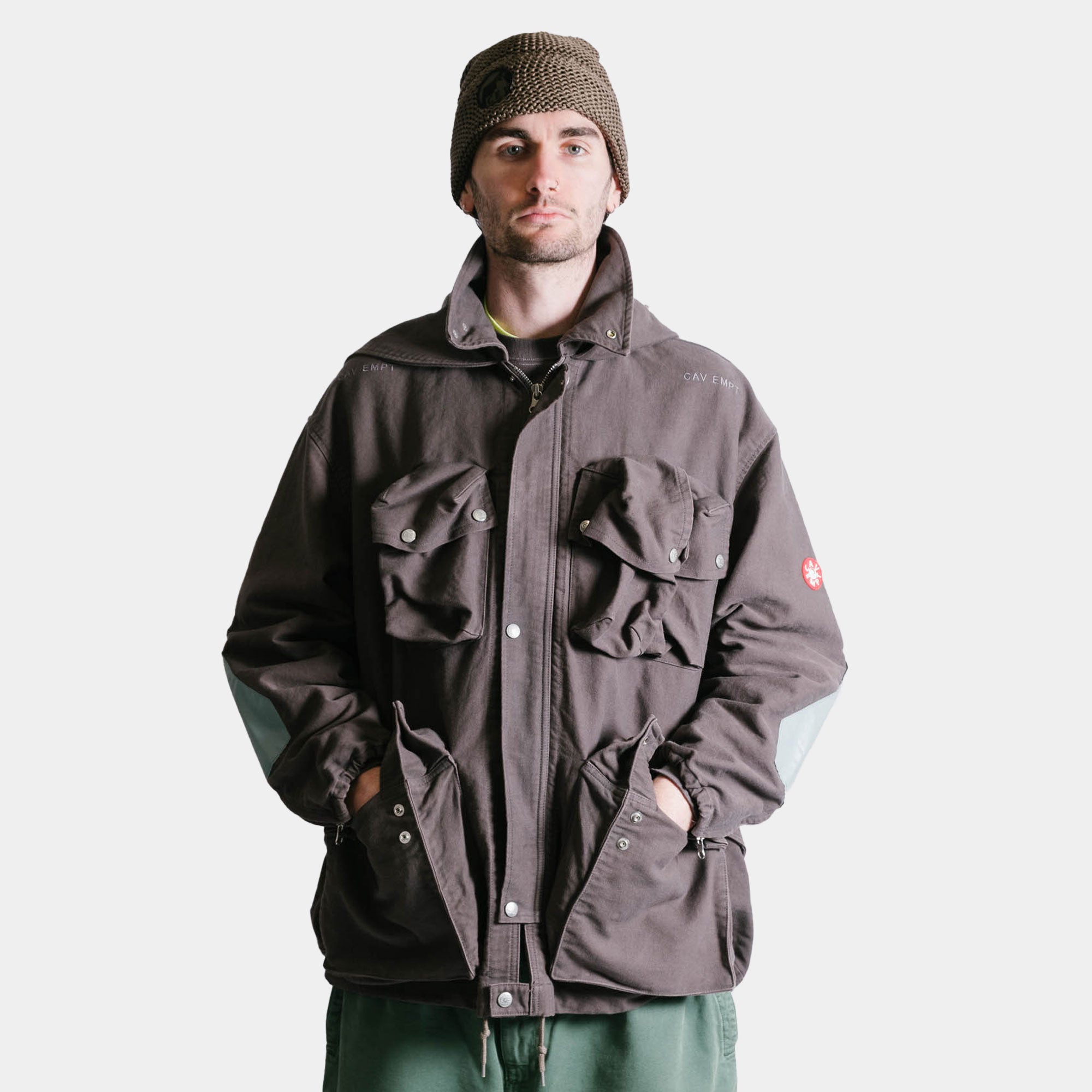 Cav Empt Utility Zip BDU Jacket - Grey