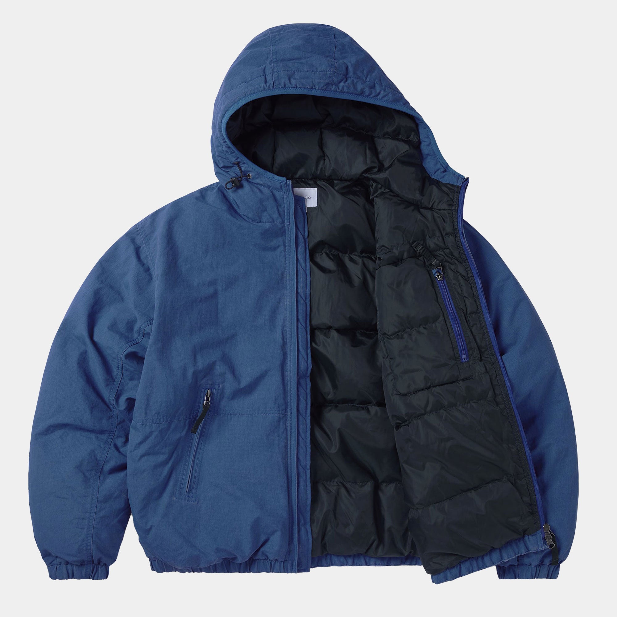 thisisneverthat Washed Down Puffer Jacket - Blue