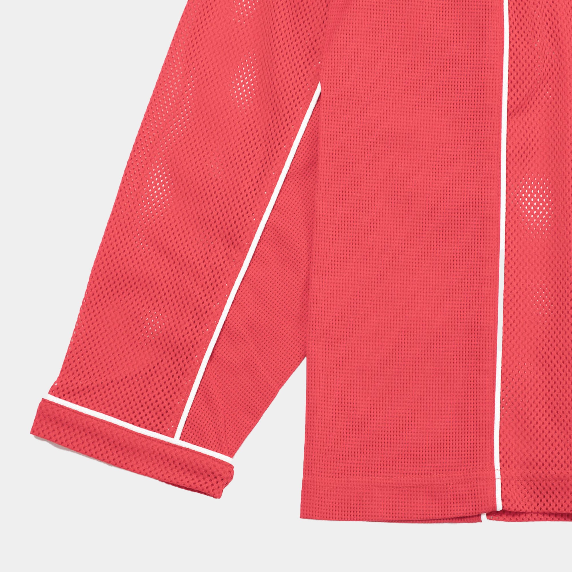 Cav Empt Mesh Raglan Long Sleeve T-Shirt - Red