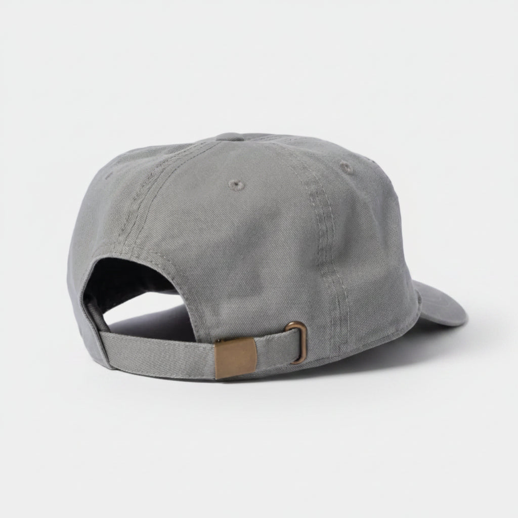 Never Never Spiral 6 Panel Hat - Washed Grey