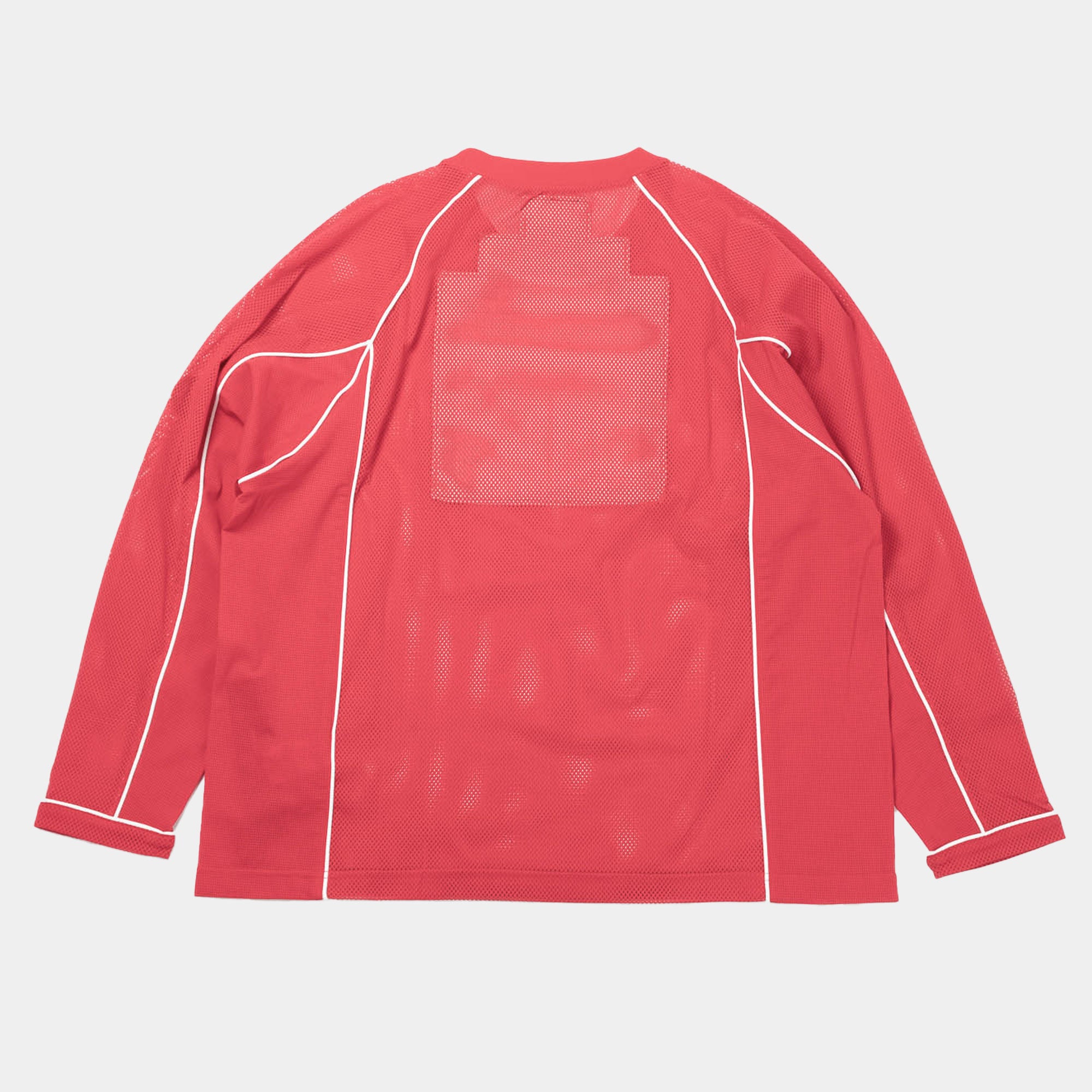 Cav Empt Mesh Raglan Long Sleeve T-Shirt - Red