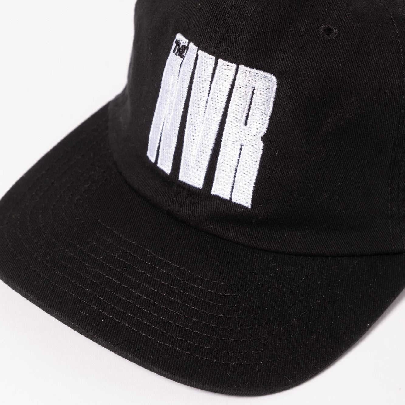 Never Never NVR 6 Panel Hat - Black