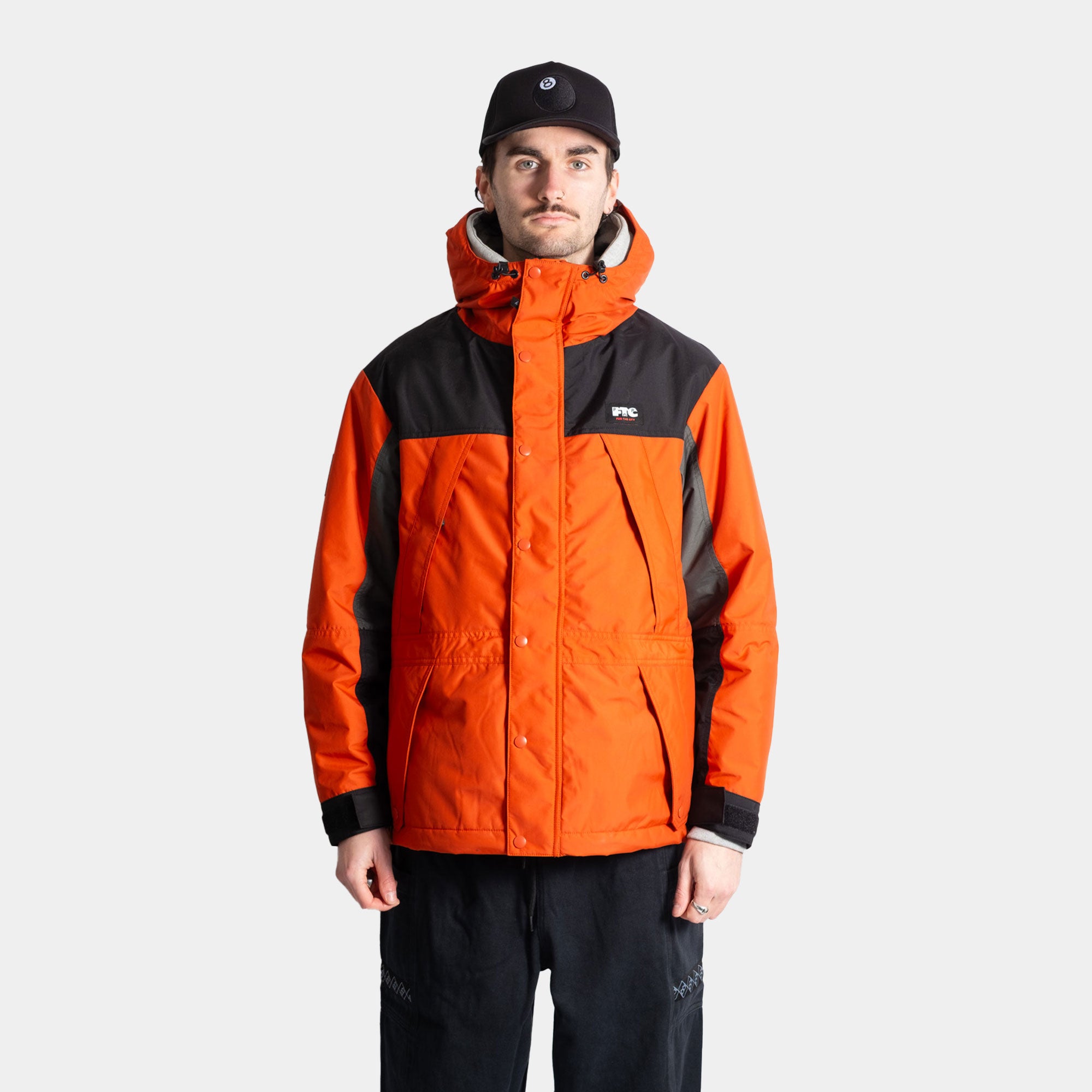 Pop Trading Company FTC & Pop Jacket - Orange/Black