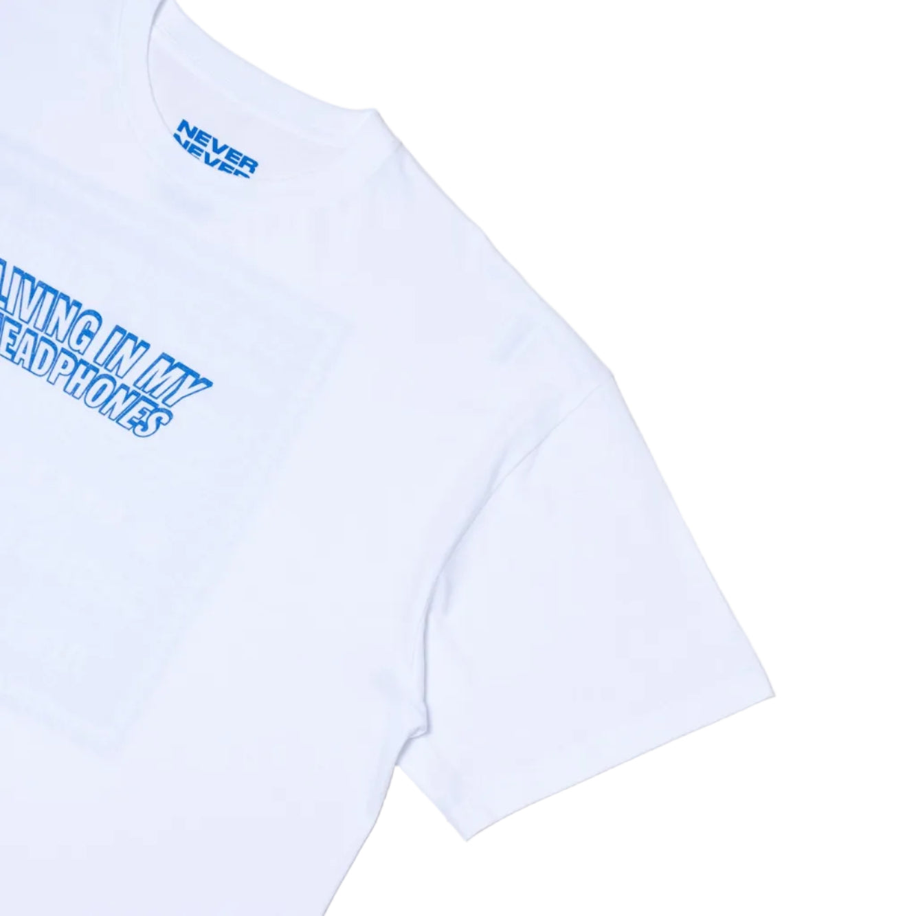 Never Never x Lavelle x Watson Living In My Headphones Tee - White