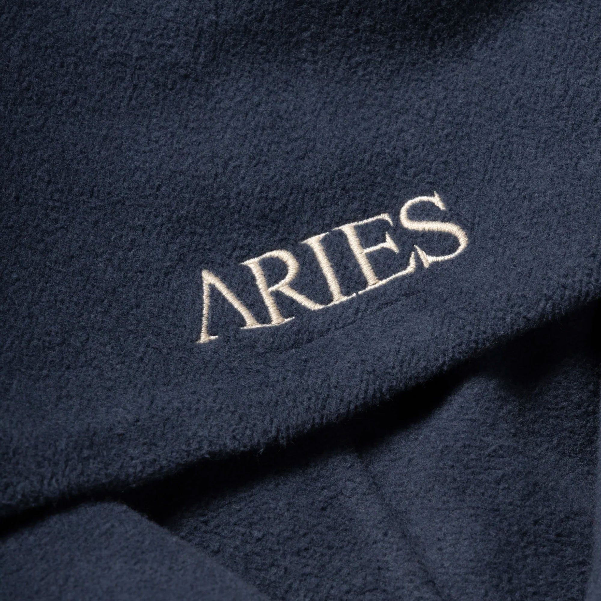 Aries Reverse Column A Hoodie - Navy