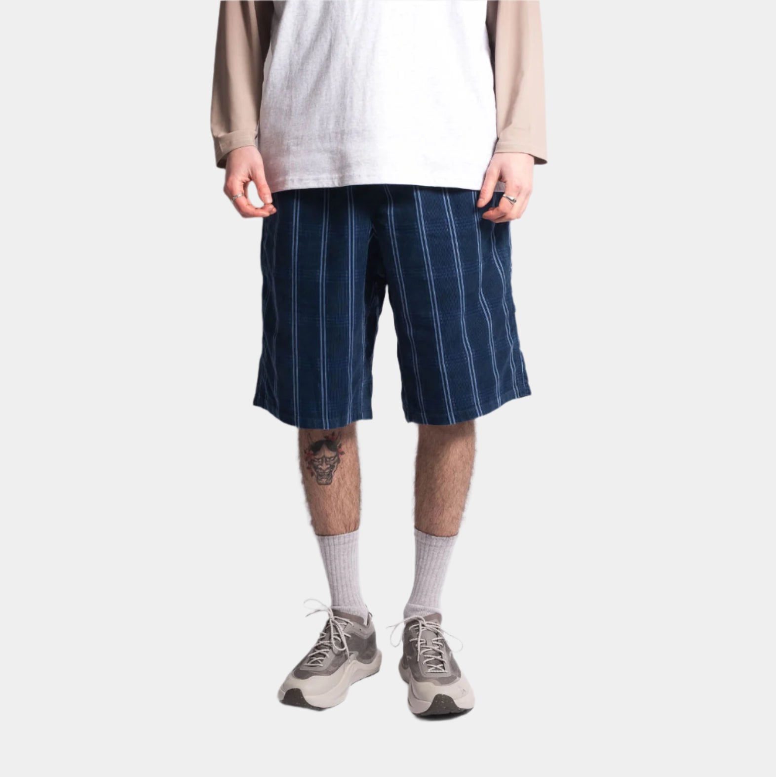 Gramicci Corduroy Swell Short - Navy Check