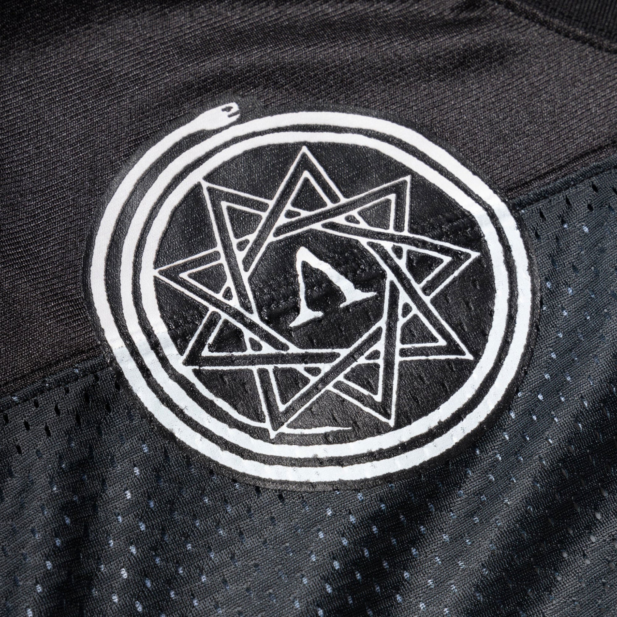 Aries Cult Leader Airtex LS Tee - Black