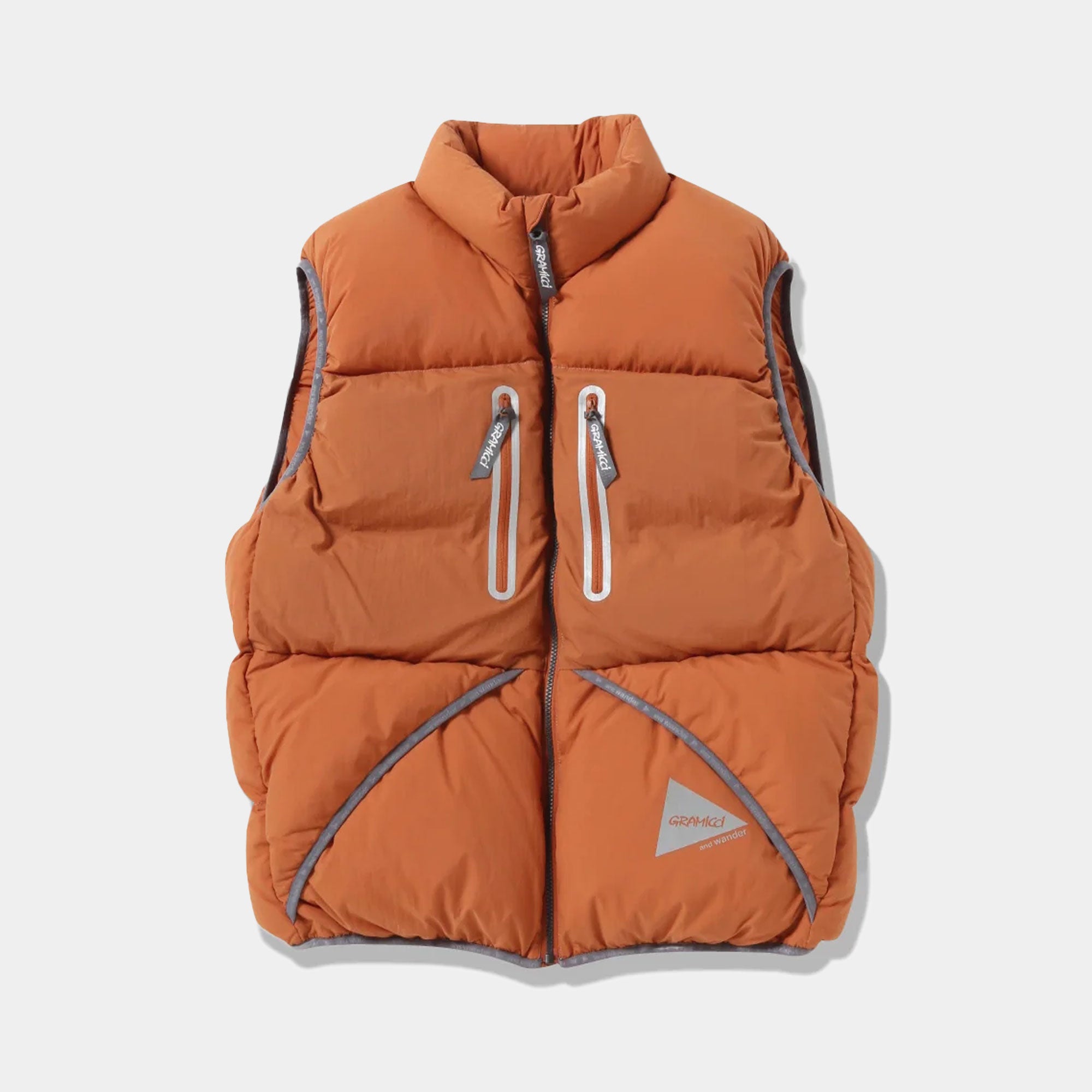 Gramicci x And Wander Down Vest - Orange