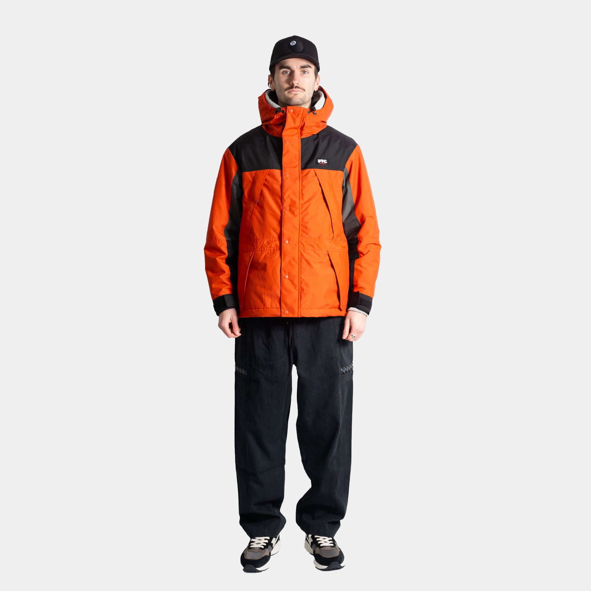 Pop Trading Company FTC & Pop Jacket - Orange/Black