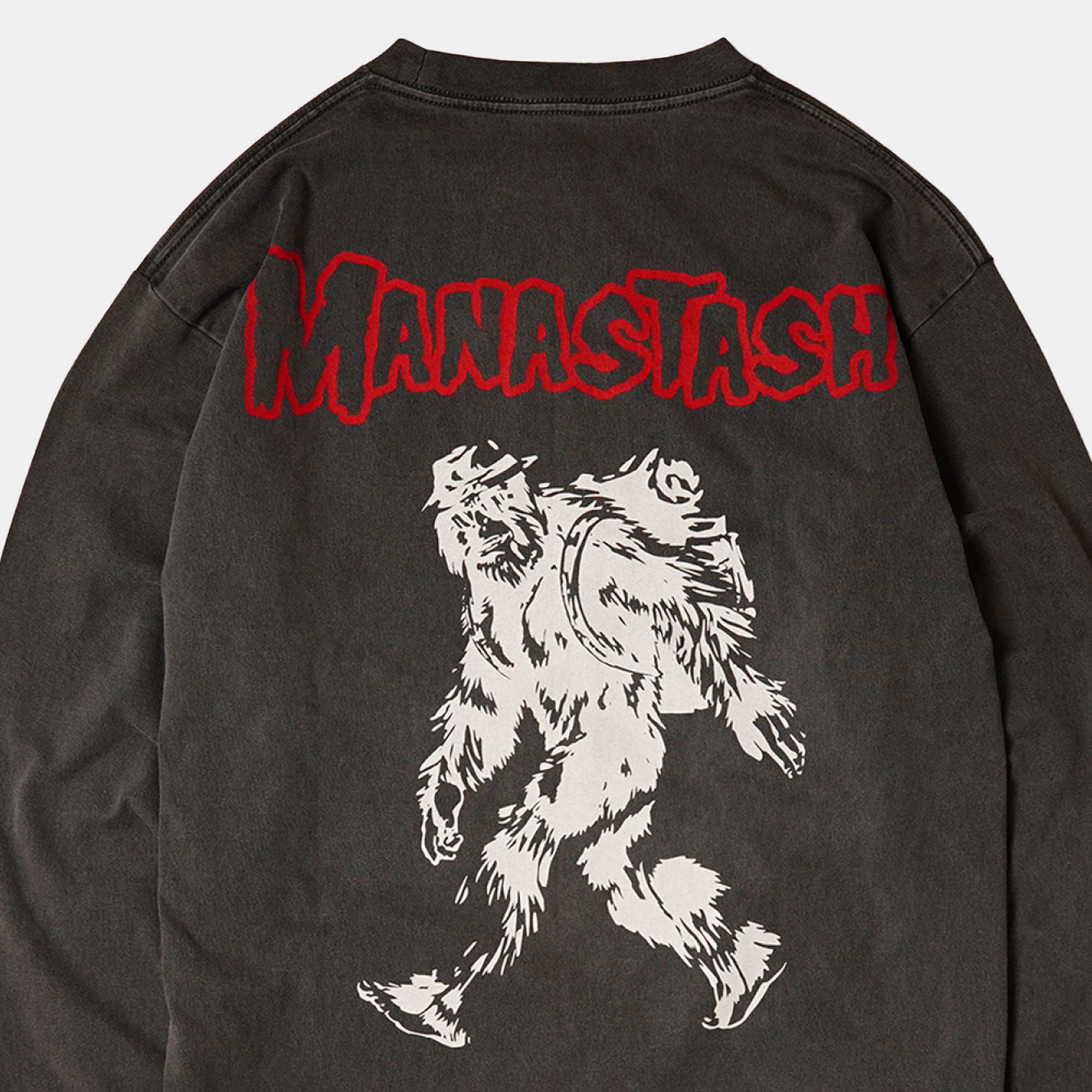 Manastash Pumice Big Foot LS Tee - Black