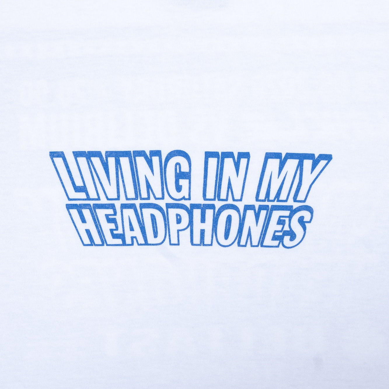 Never Never x Lavelle x Watson Living In My Headphones Tee - White