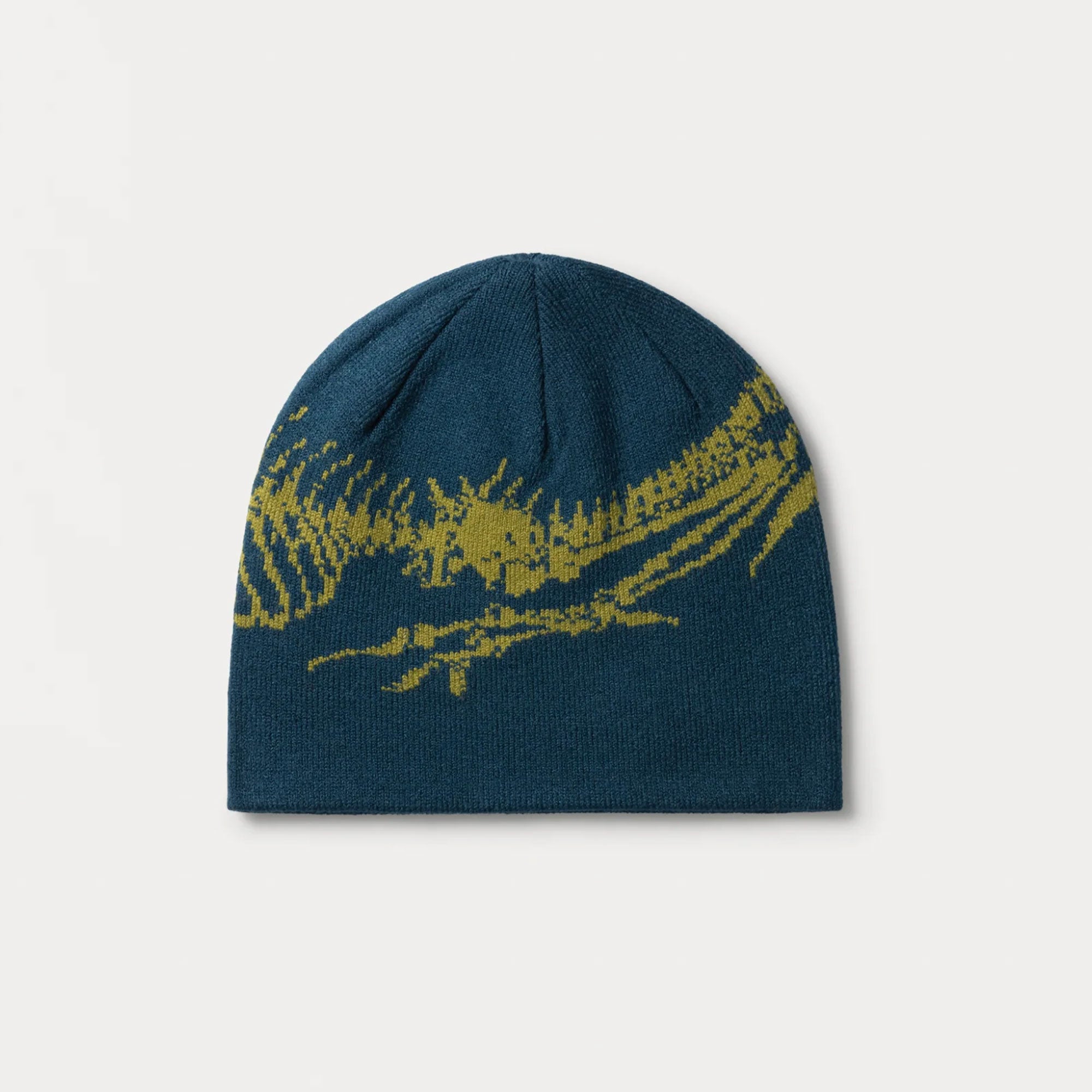 Aries Skeletor Skull Beanie - Petrol