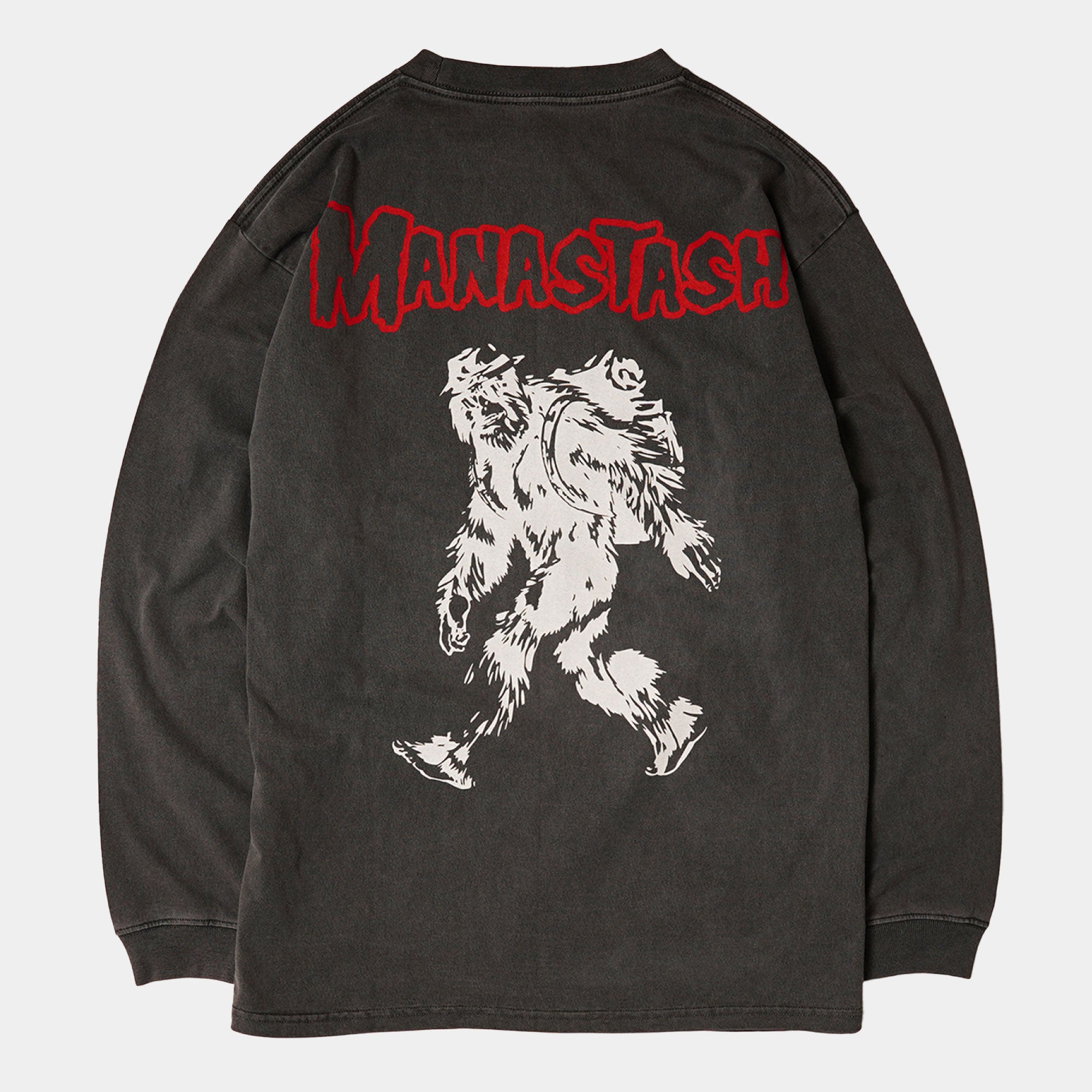 Manastash Pumice Big Foot LS Tee - Black