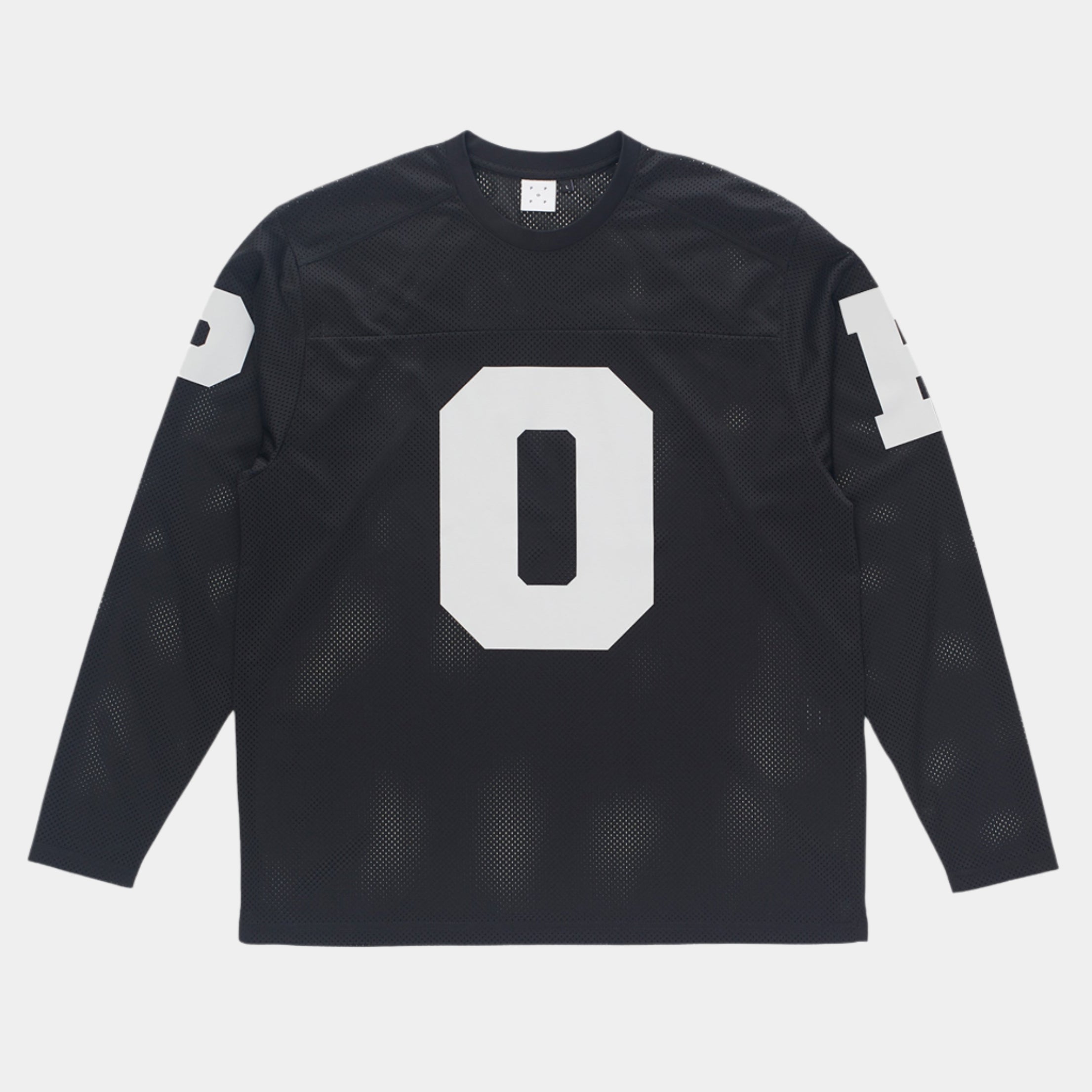 Pop Trading Company Mesh Football LS T-Shirt - Black