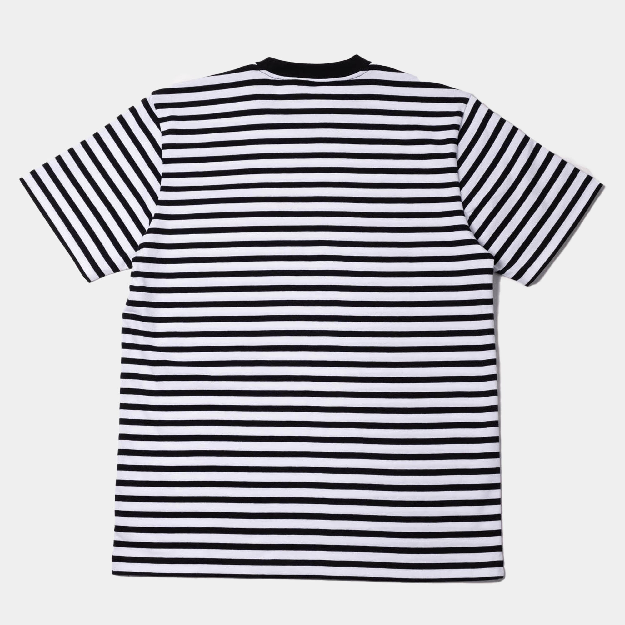 Carhartt WIP Seidler Stripe Pocket T-Shirt - Black/White