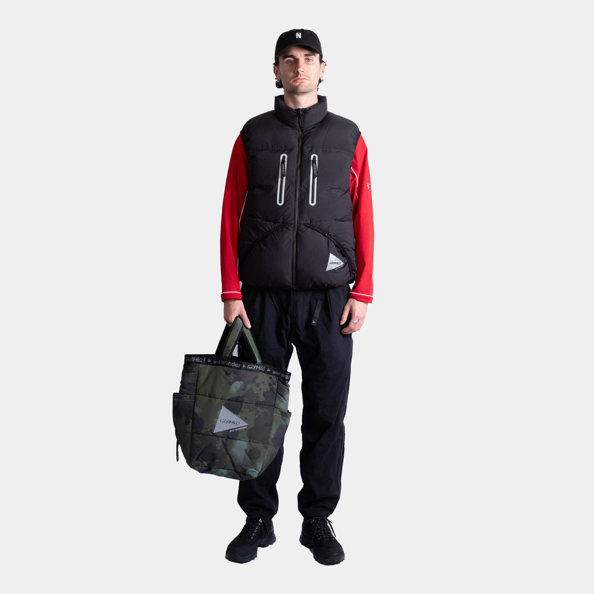 Gramicci x And Wander Down Vest - Black