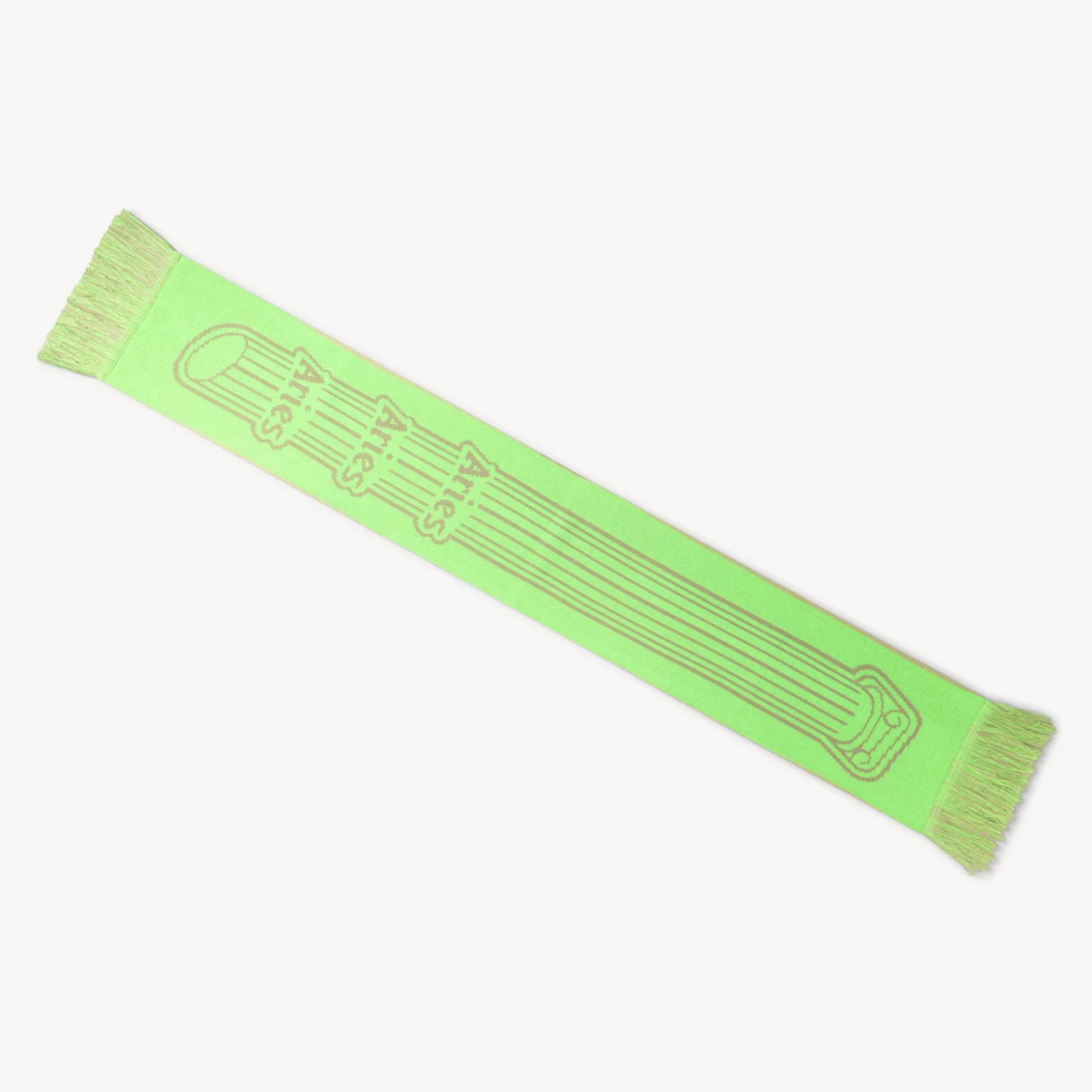 Aries Column Scarf - Fluoro Green