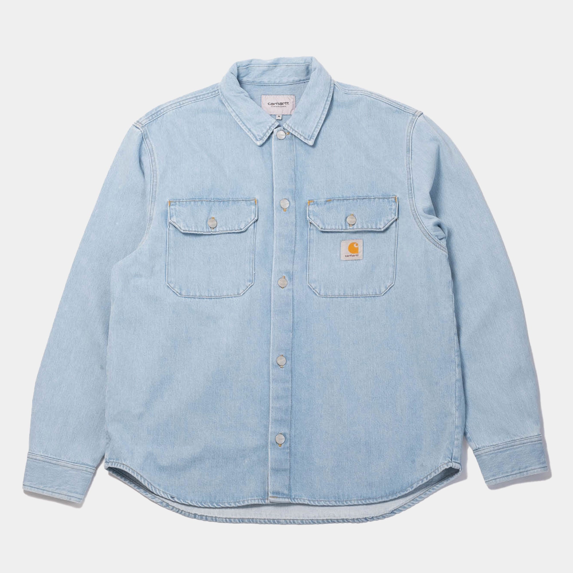 Carhartt WIP Harvey Shirt Jac - Blue Used Wash